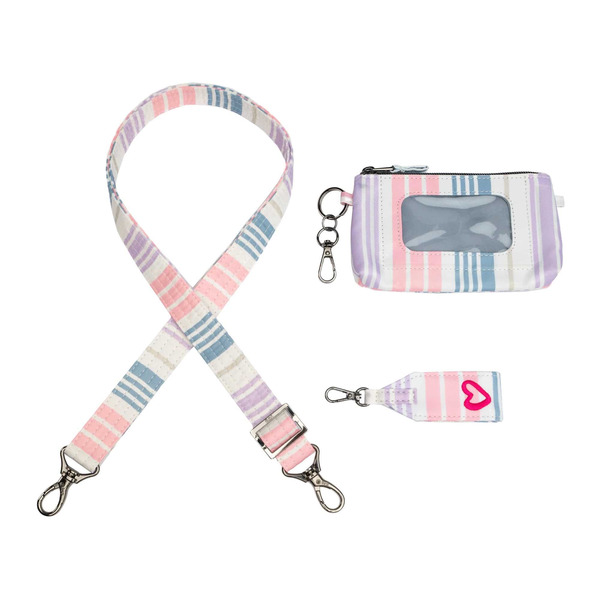 Love Accessory 3pc Bundle - LOVE STRIPE PASTELS - loveaccessory3pcbundle_lovestripepastels_02