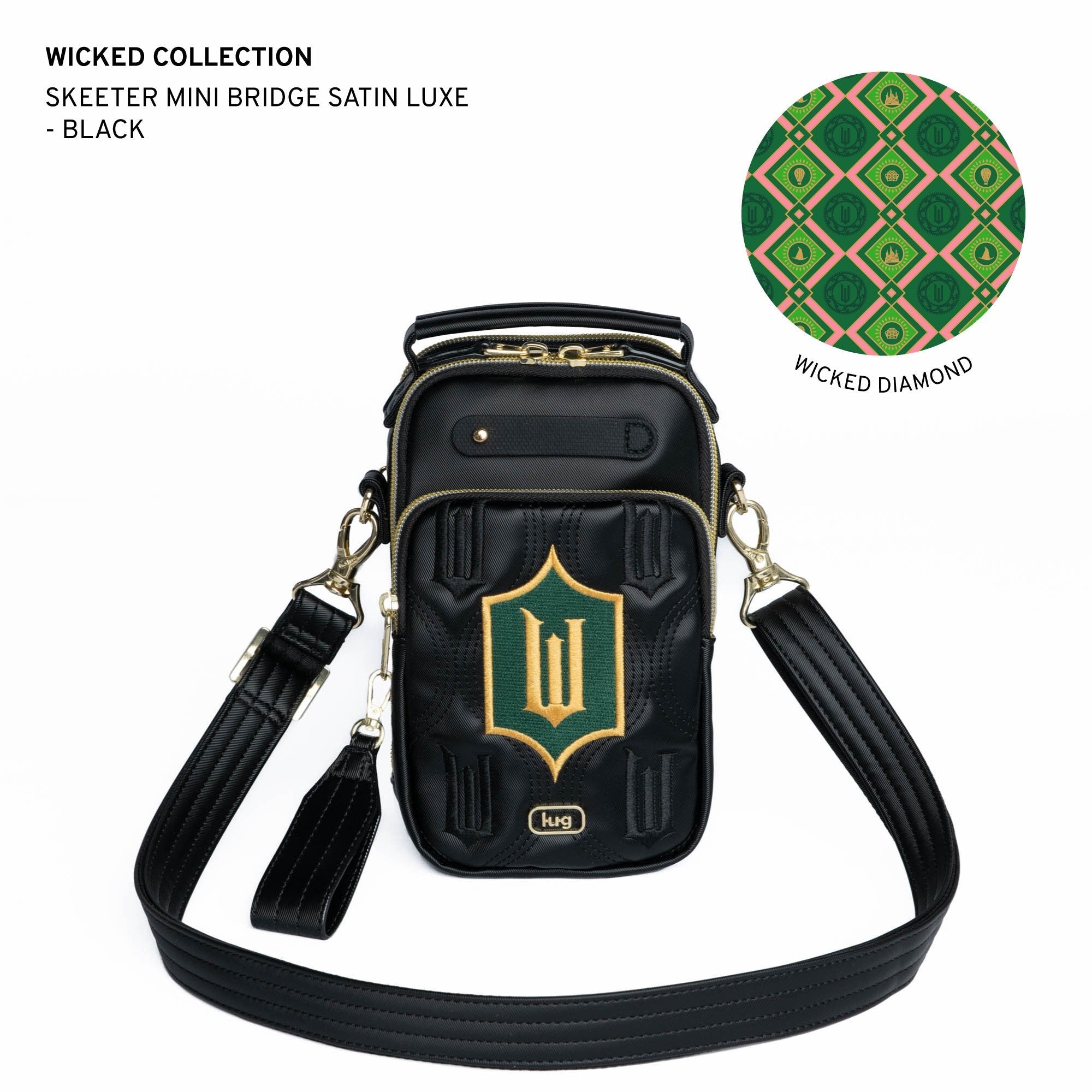 Wicked x Lug Skeeter Mini Bridge SE Satin Luxe VL Convertible Crossbody Bag - Default Title - medium