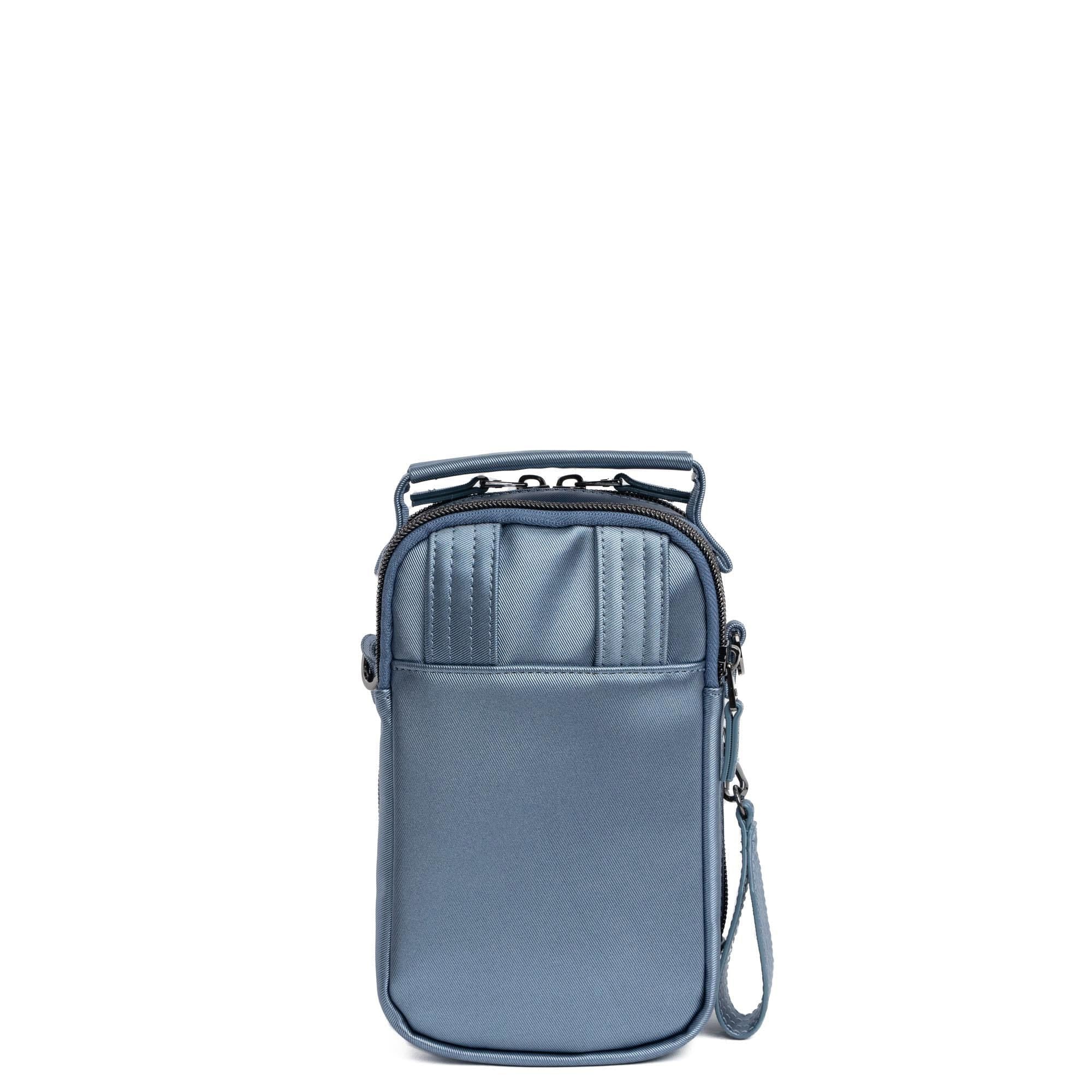 Skeeter Mini Bridge Satin Luxe VL Convertible Crossbody Bag - METALLIC BLUE MOON - medium_6a8dd5fd-5bc4-43a3-a9cf-15a1f568ba4d