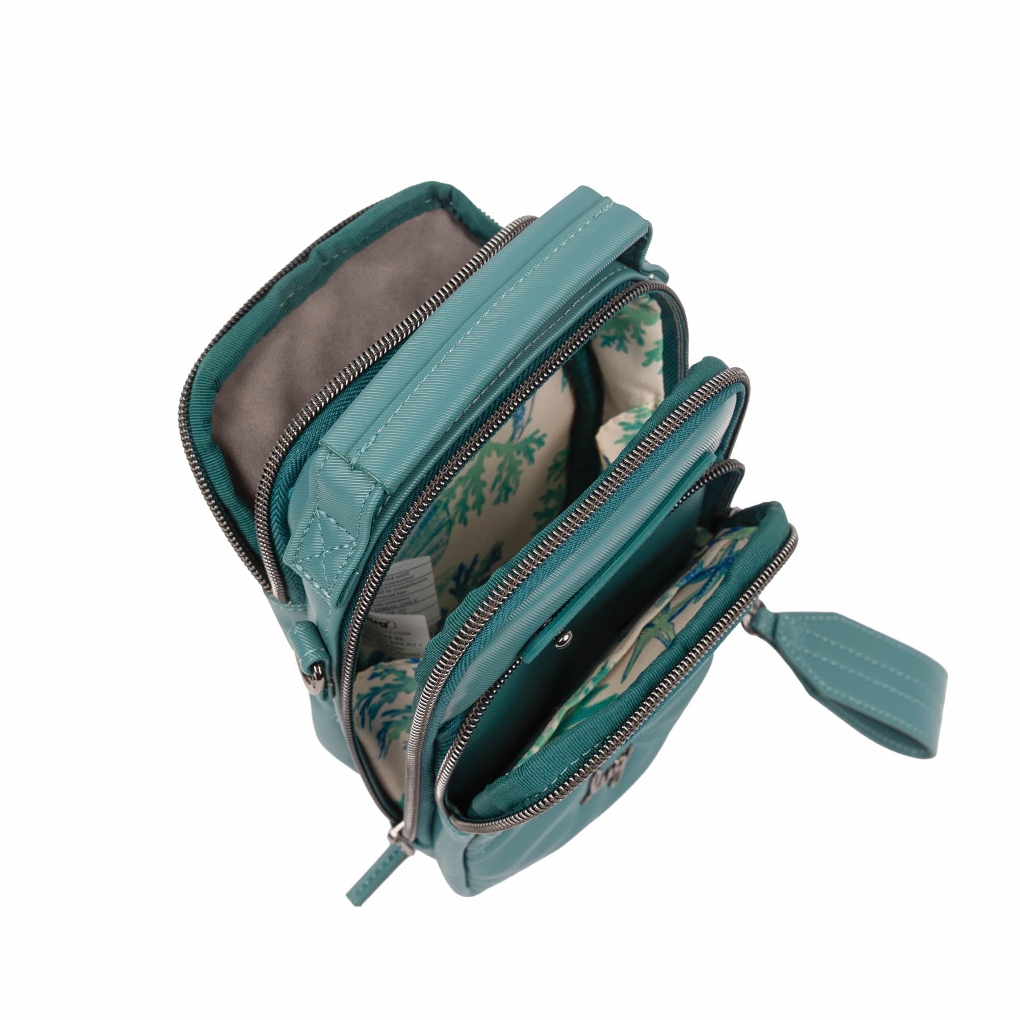 Skeeter Mini Bridge Satin Luxe VL Convertible Crossbody Bag - LAGOON TEAL - medium_8fc49c1f-7c32-4625-b0ce-6466f6259799