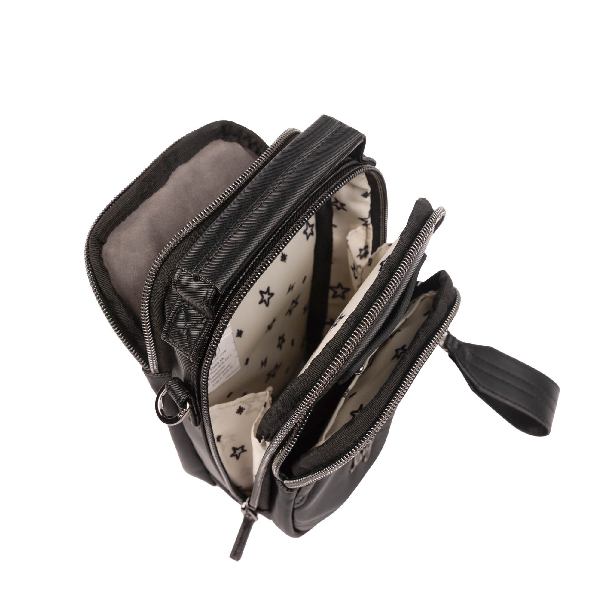 Skeeter Mini Bridge Satin Luxe VL Convertible Crossbody Bag - BLACK 2 - medium_a2362299-e0d5-442a-8f81-e9fb182bdf21