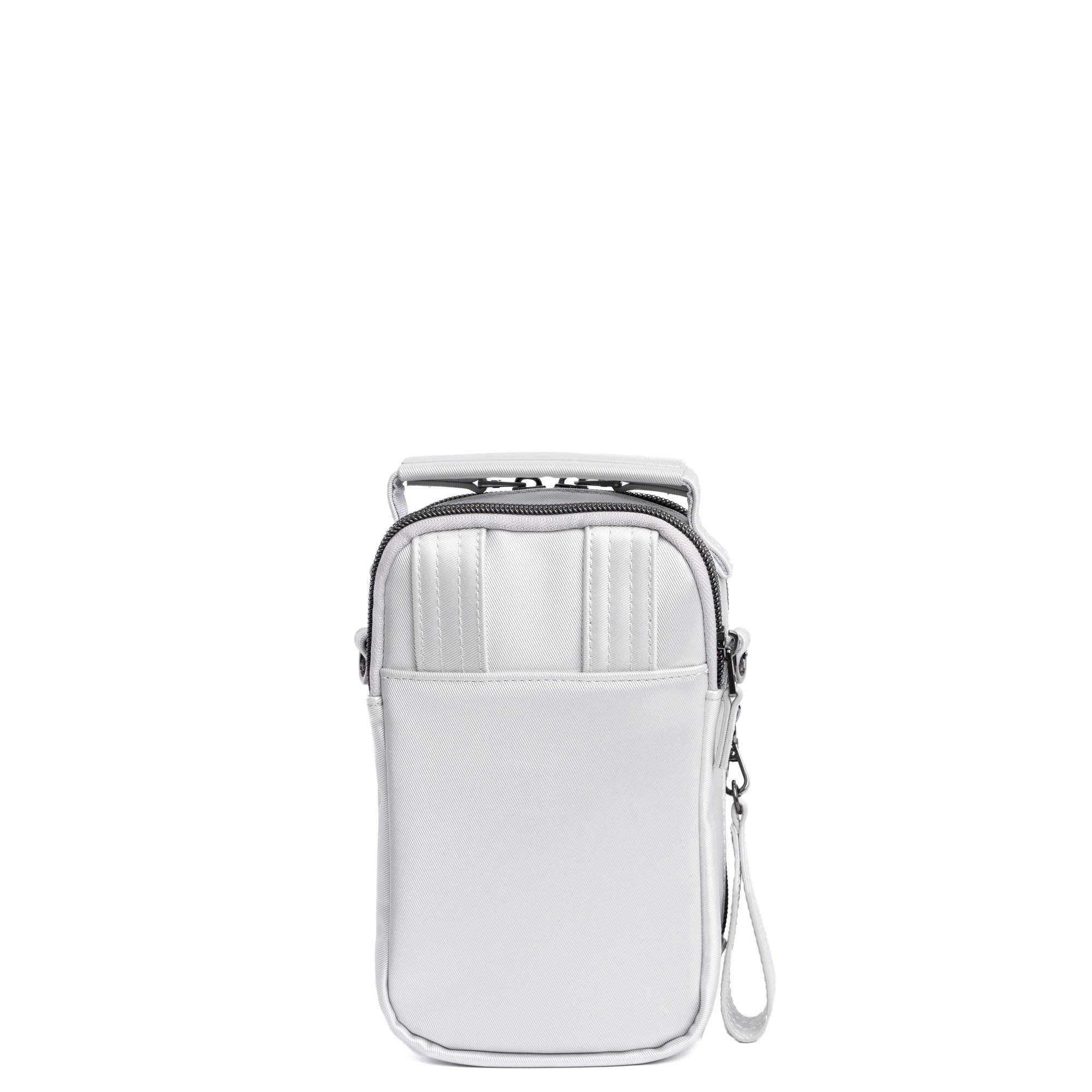 Skeeter Mini Bridge Satin Luxe VL Convertible Crossbody Bag - METALLIC SILVER - medium_d64792b0-d56f-40a0-85e9-efc0618e9f00