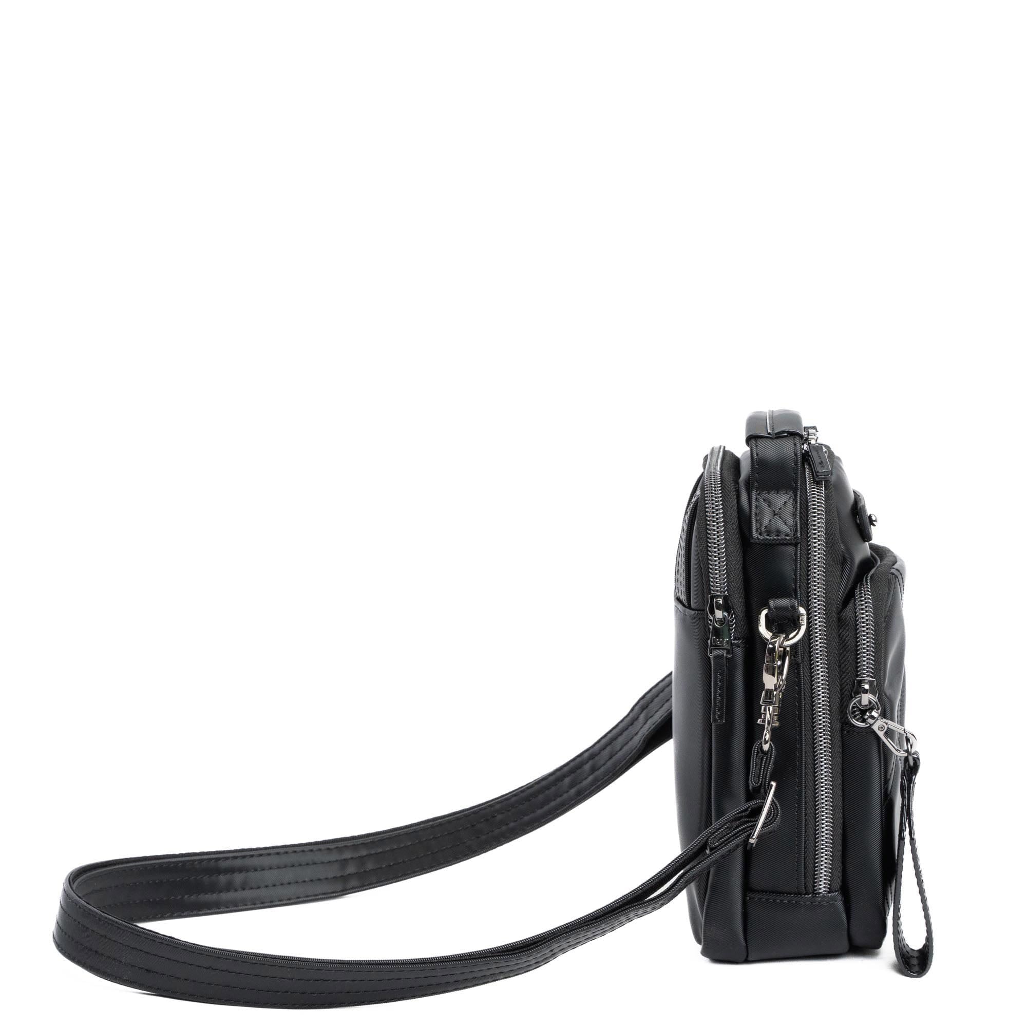 Skeeter Mini Bridge Satin Luxe VL Convertible Crossbody Bag - BLACK - medium_d8f115c0-2b95-4824-9ccc-2b95ca4636e4