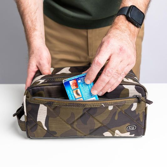 Wheelbarrow Brushed Dopp Kit - - wheelbarrow_feature_01