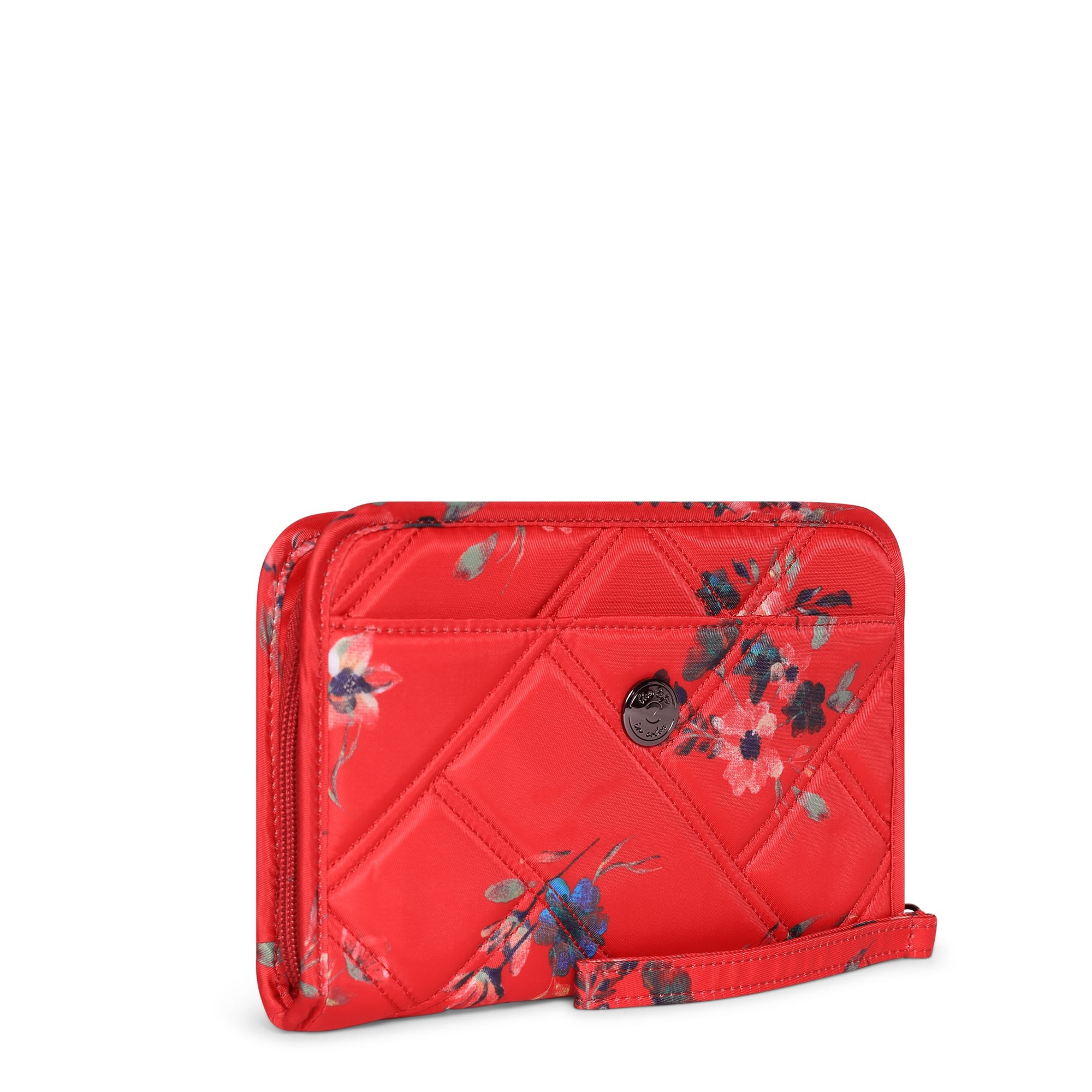 Zeppelin RFID Wristlet Wallet - BOUQUET RED - zeppelin_BouquetRed_02