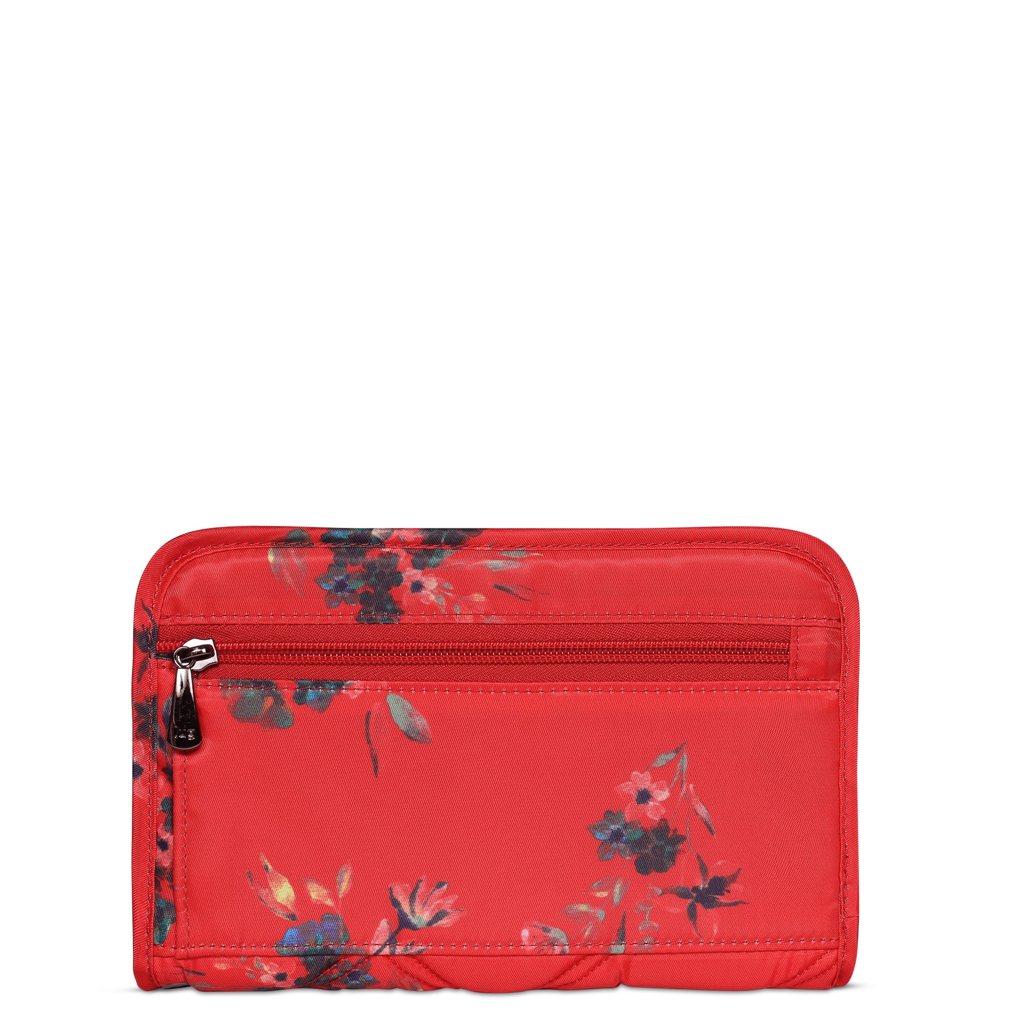 Zeppelin RFID Wristlet Wallet - BOUQUET RED - zeppelin_BouquetRed_04