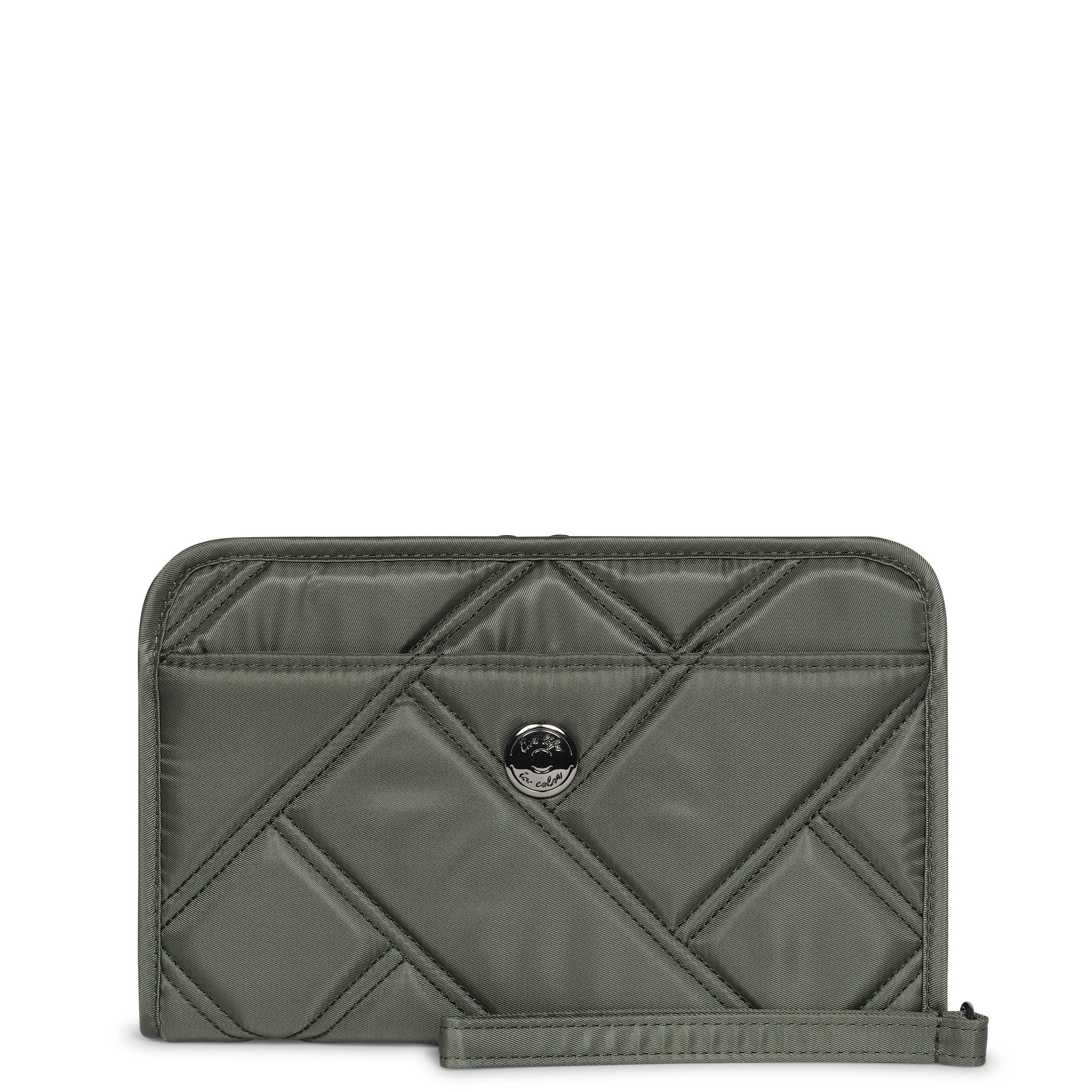 Zeppelin RFID Wristlet Wallet - OLIVE GREEN - zeppelin_OliveGreen_01