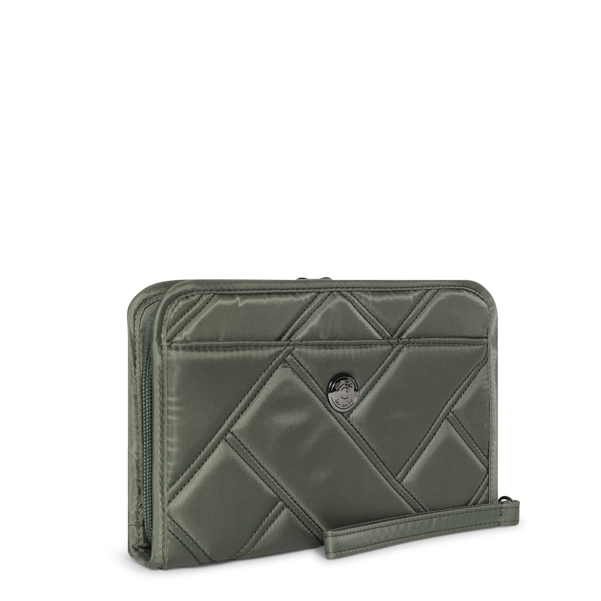 Zeppelin RFID Wristlet Wallet - OLIVE GREEN - zeppelin_OliveGreen_02