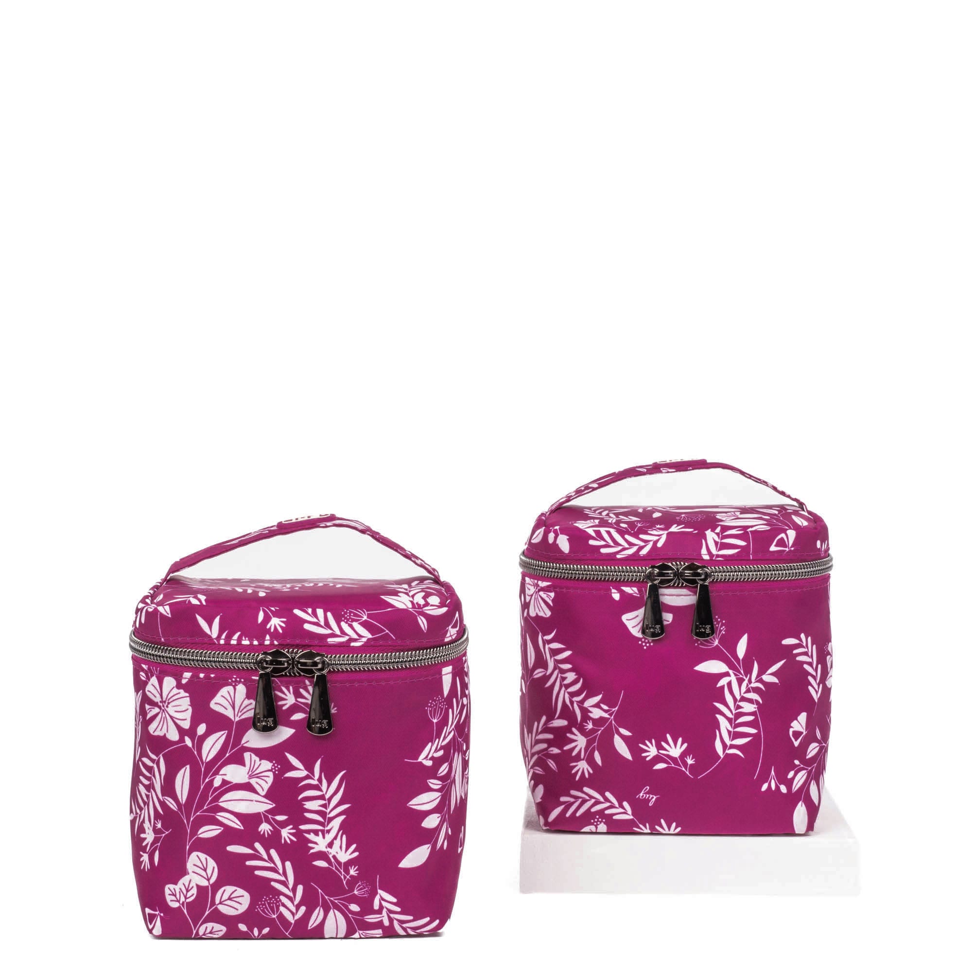 Box Top Cosmetic Case 2pc Set - FLOURISH BERRY - 2BoxTopPouches_FlourishBerry_01_f95e7b95-9bf6-4771-aae0-ebba2e6624bb