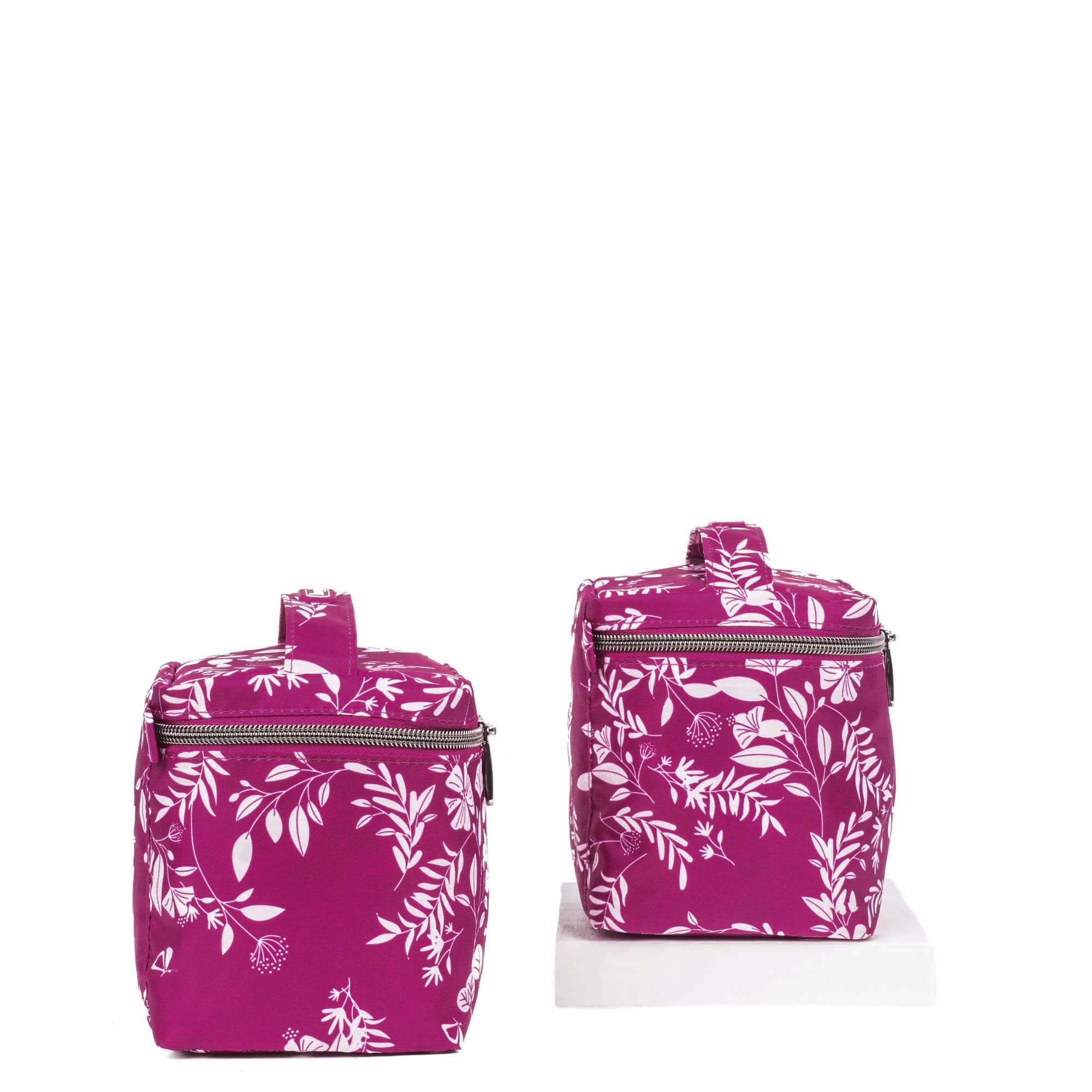 Box Top Cosmetic Case 2pc Set - FLOURISH BERRY - 2BoxTopPouches_FlourishBerry_03_cde7b99b-e321-4f06-b290-7aa64990af9c