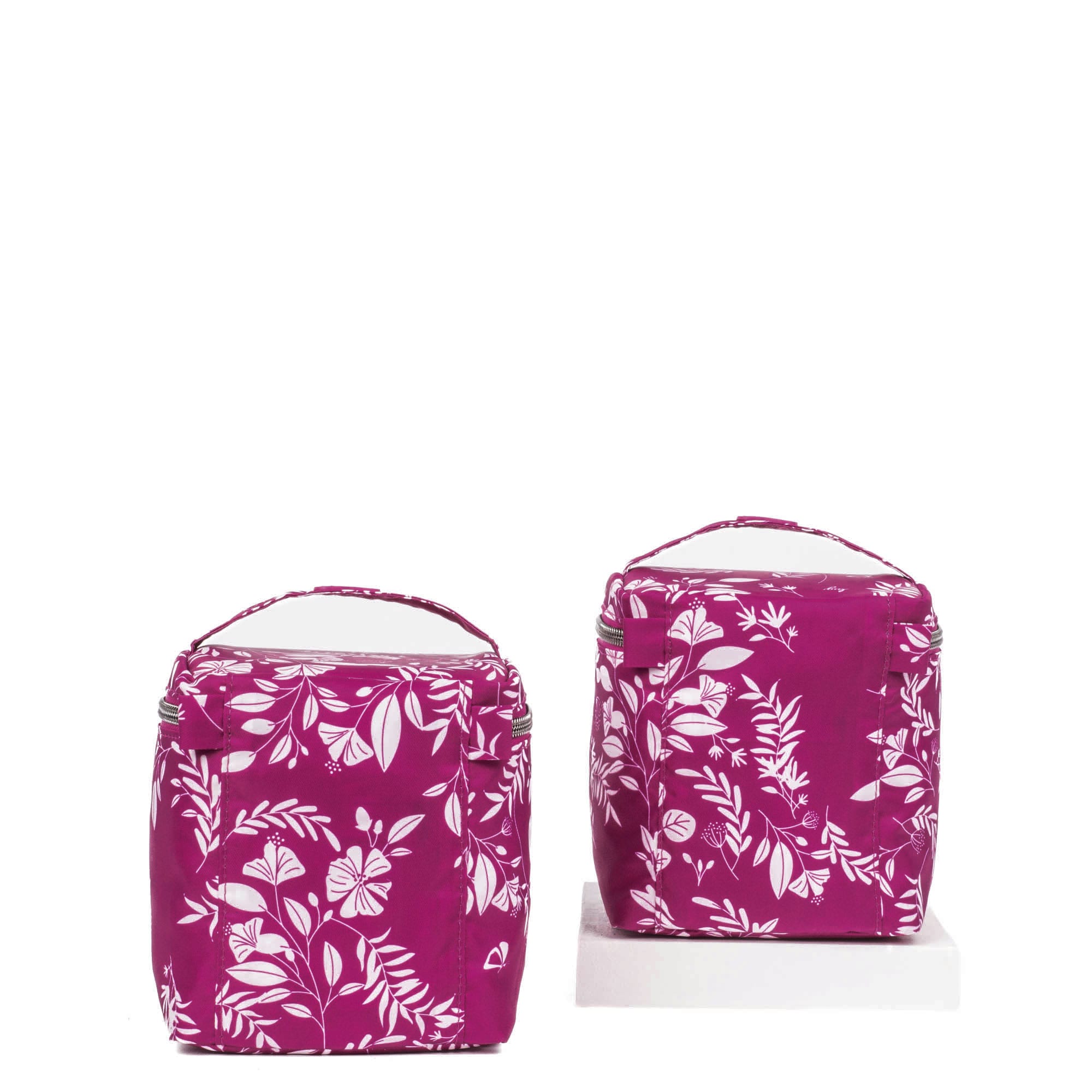 Box Top Cosmetic Case 2pc Set - FLOURISH BERRY - 2BoxTopPouches_FlourishBerry_04_943716bd-fd46-4165-bbfd-255f9ccdae34