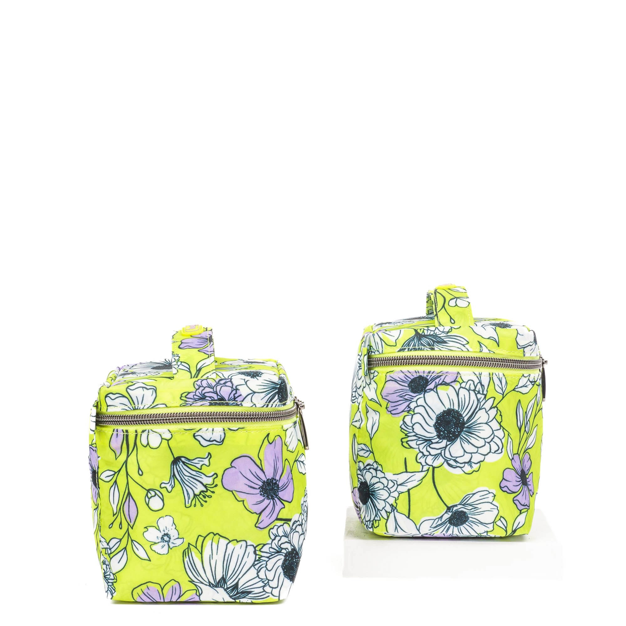 Box Top Cosmetic Case 2pc Set - GARDENIA GREEN - 2BoxTopPouches_GardeniaGreen_03