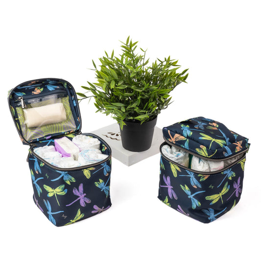 Box Top Cosmetic Case 2pc Set - - 2BoxTopPouches_Lifestyle_01