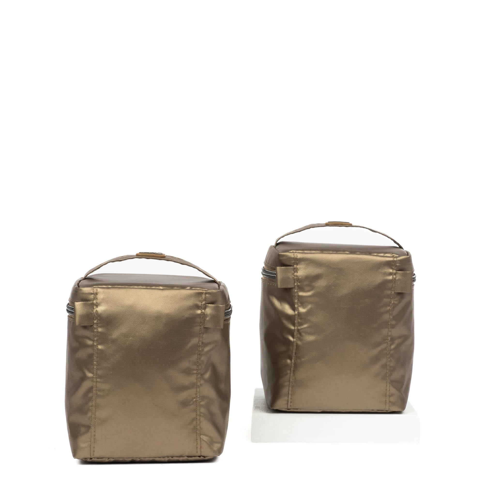 Box Top Cosmetic Case 2pc Set - METALLIC WALNUT - 2BoxTopPouches_MetallicWalnut_04