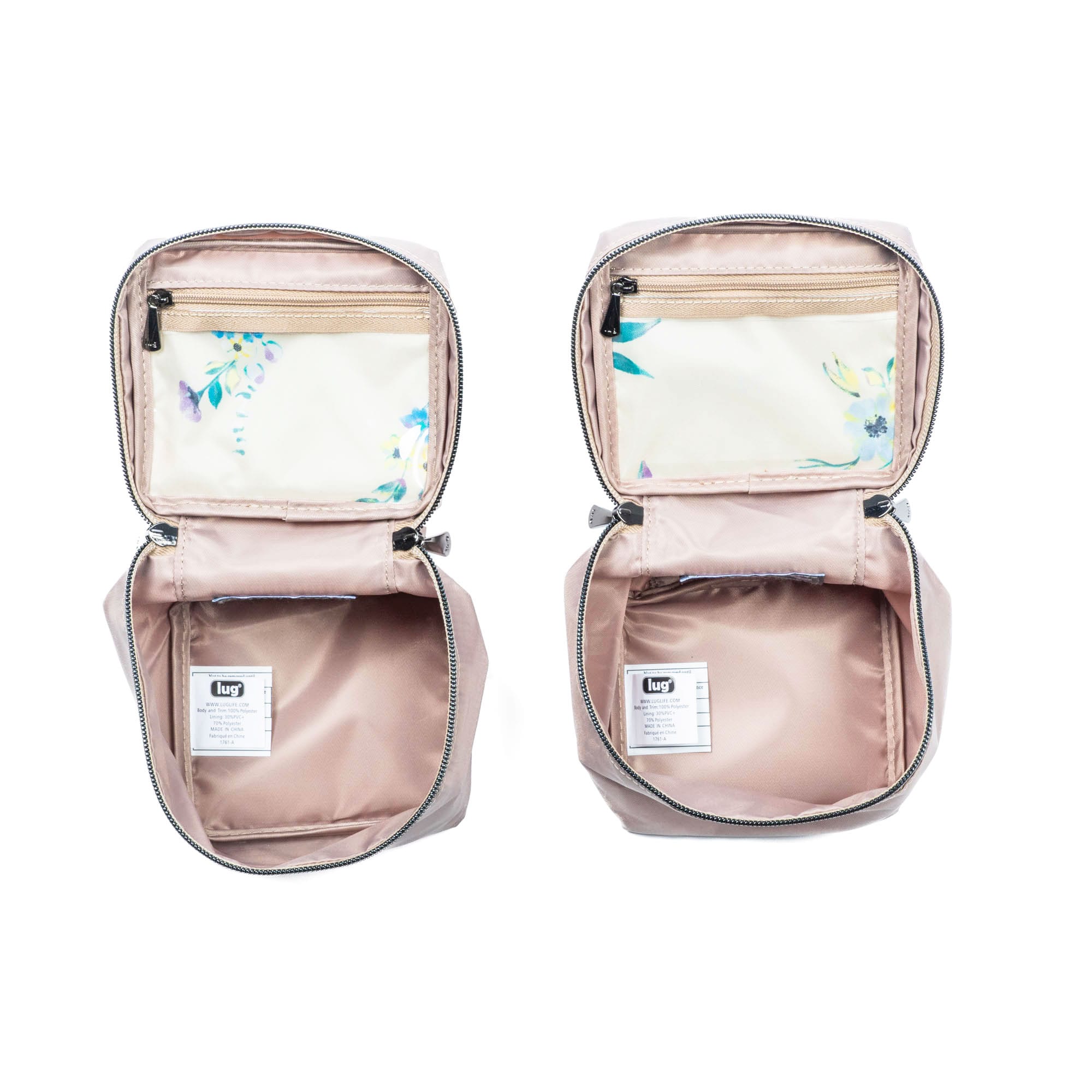 Box Top Cosmetic Case 2pc Set - SAND TAUPE - 2BoxTopPouches_SandTaupe_05
