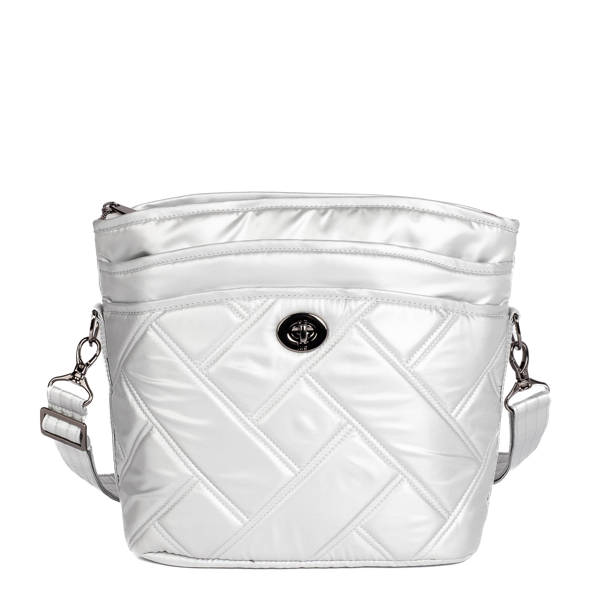Adagio Shoulder Bag - METALLIC SILVER - AdagioSE_MetallicSilver_01