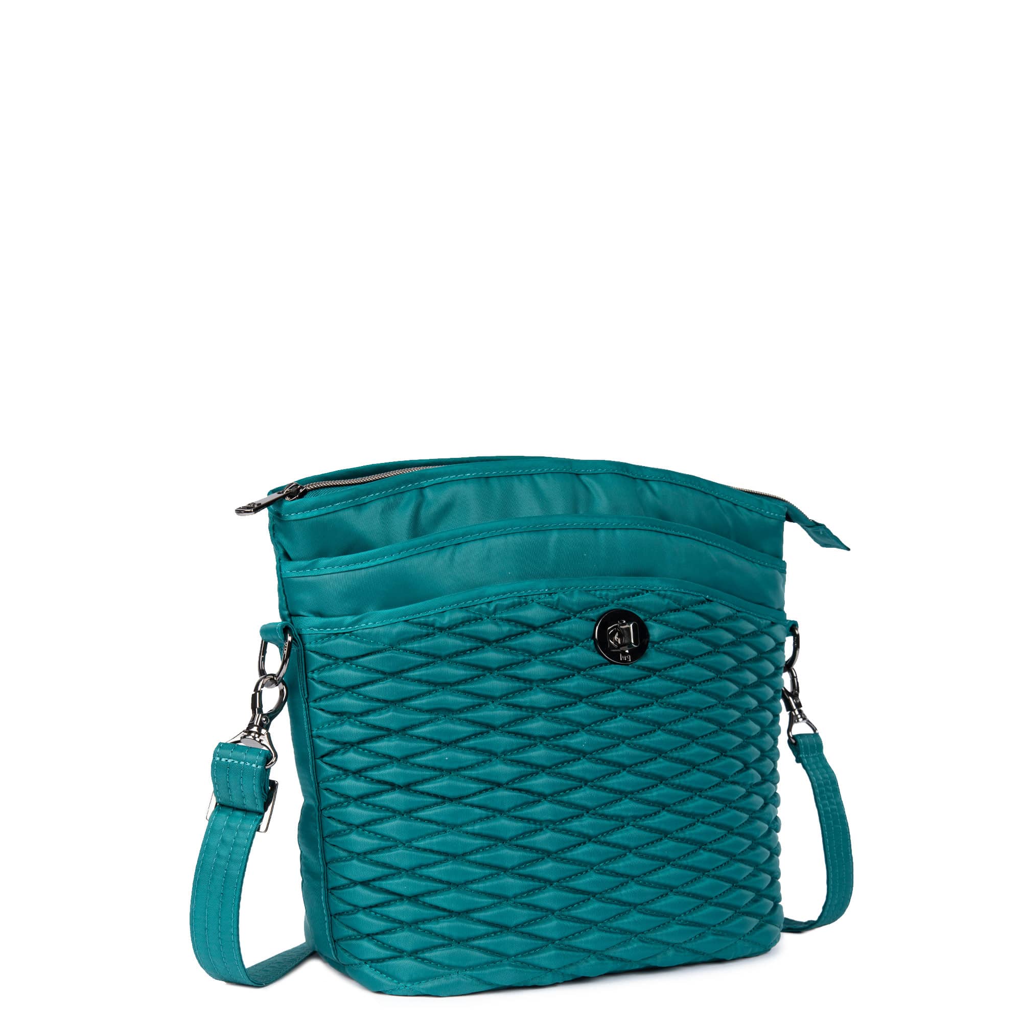 Adagio Shoulder Bag - EMERALD TEAL - Adagio_EmeraldTeal_02