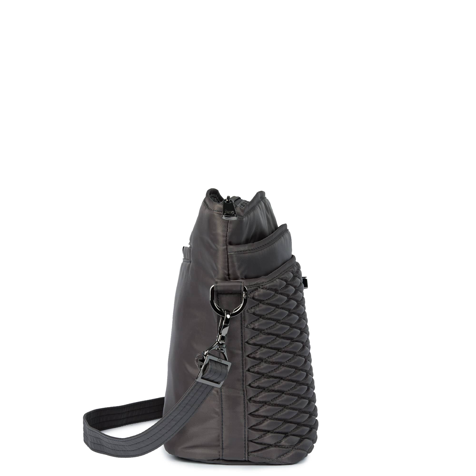 Adagio Shoulder Bag - GUNMETAL GREY - Adagio_GunmetalGrey_03