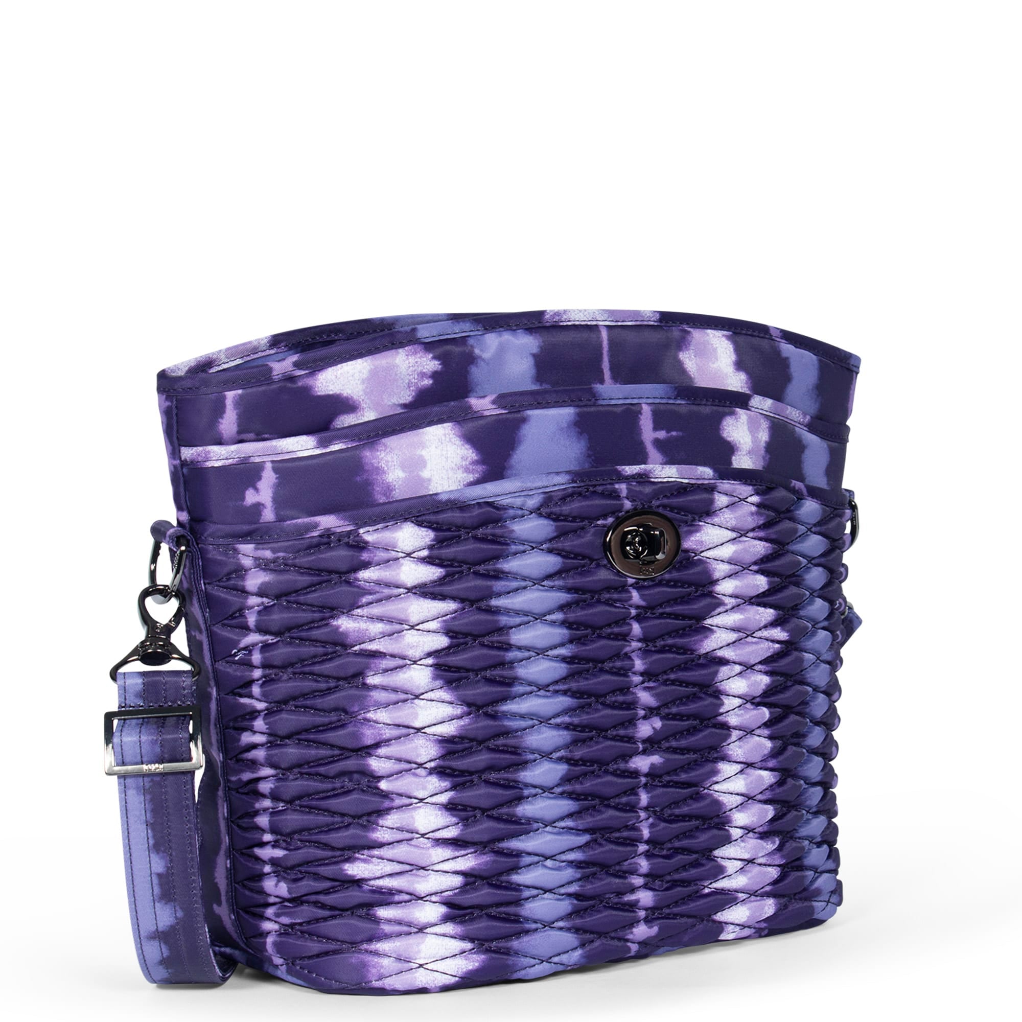 Adagio Shoulder Bag - SHIBORI PURPLE - Adagio_ShiboriPurple_02