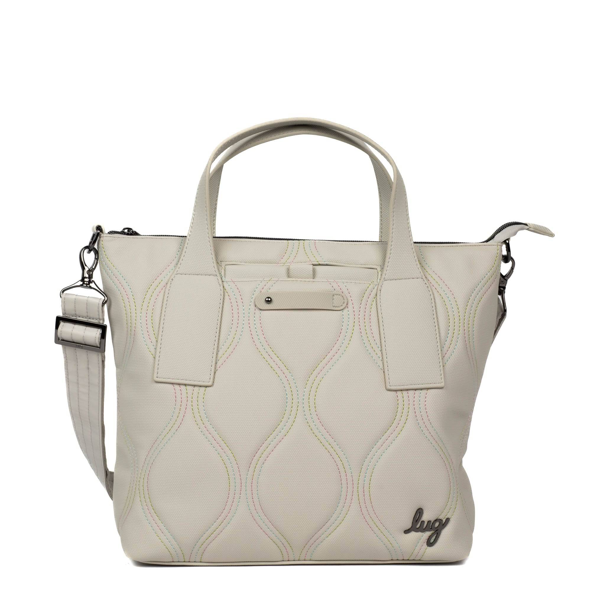 Alto Matte Luxe VL Convertible Tote Bag - PEBBLE ICEPOP STITCH - AltoML_PebbleWithIcePop_01