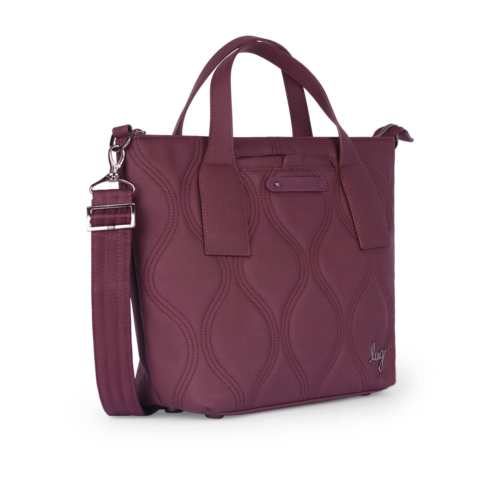 Alto Matte Luxe VL Convertible Tote Bag - WINE - AltoMatteLuxe_MatteVL_WineRed_02