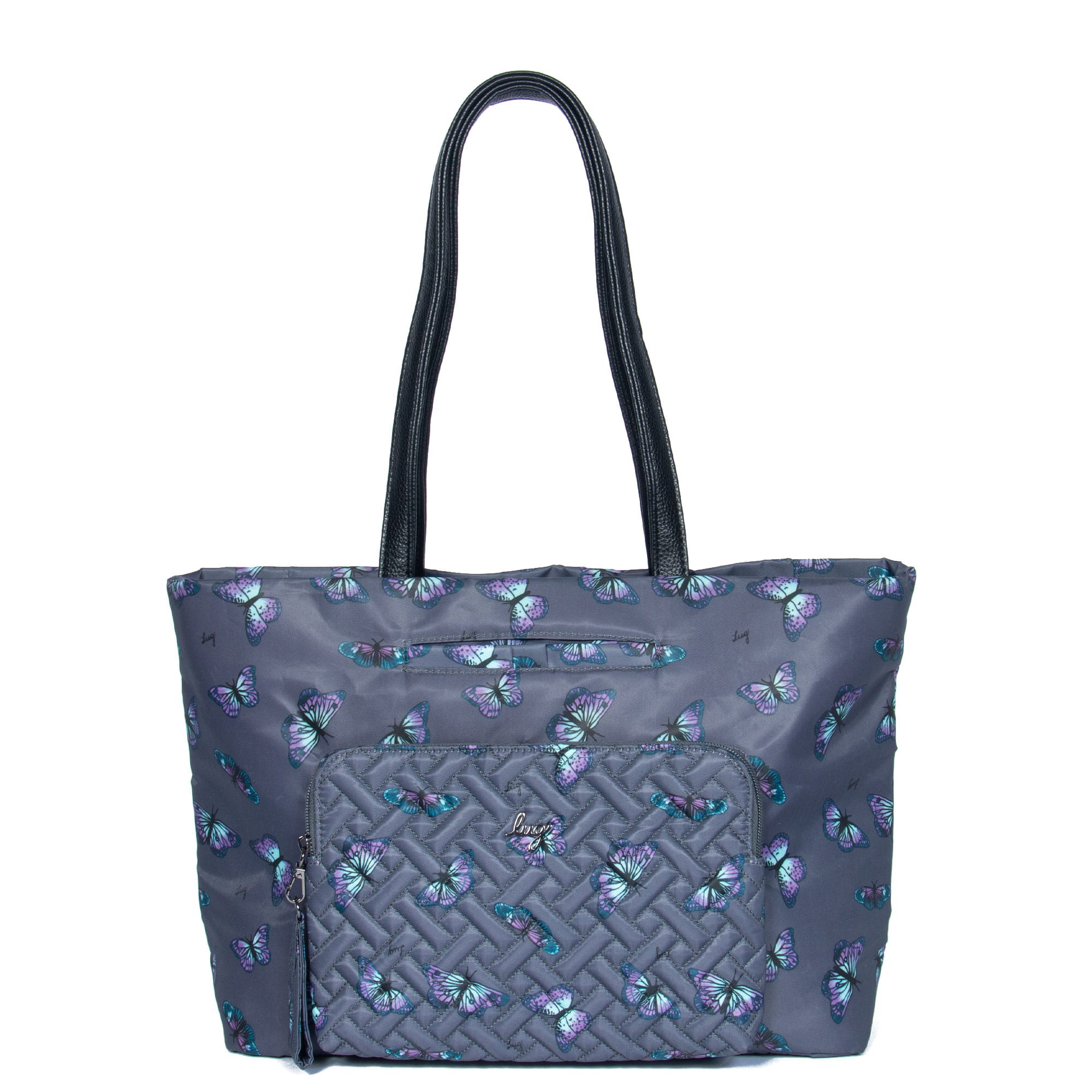 Arpeggio Tote Bag - BUTTERFLY GREY - Arpeggio_ButterflyGrey_01