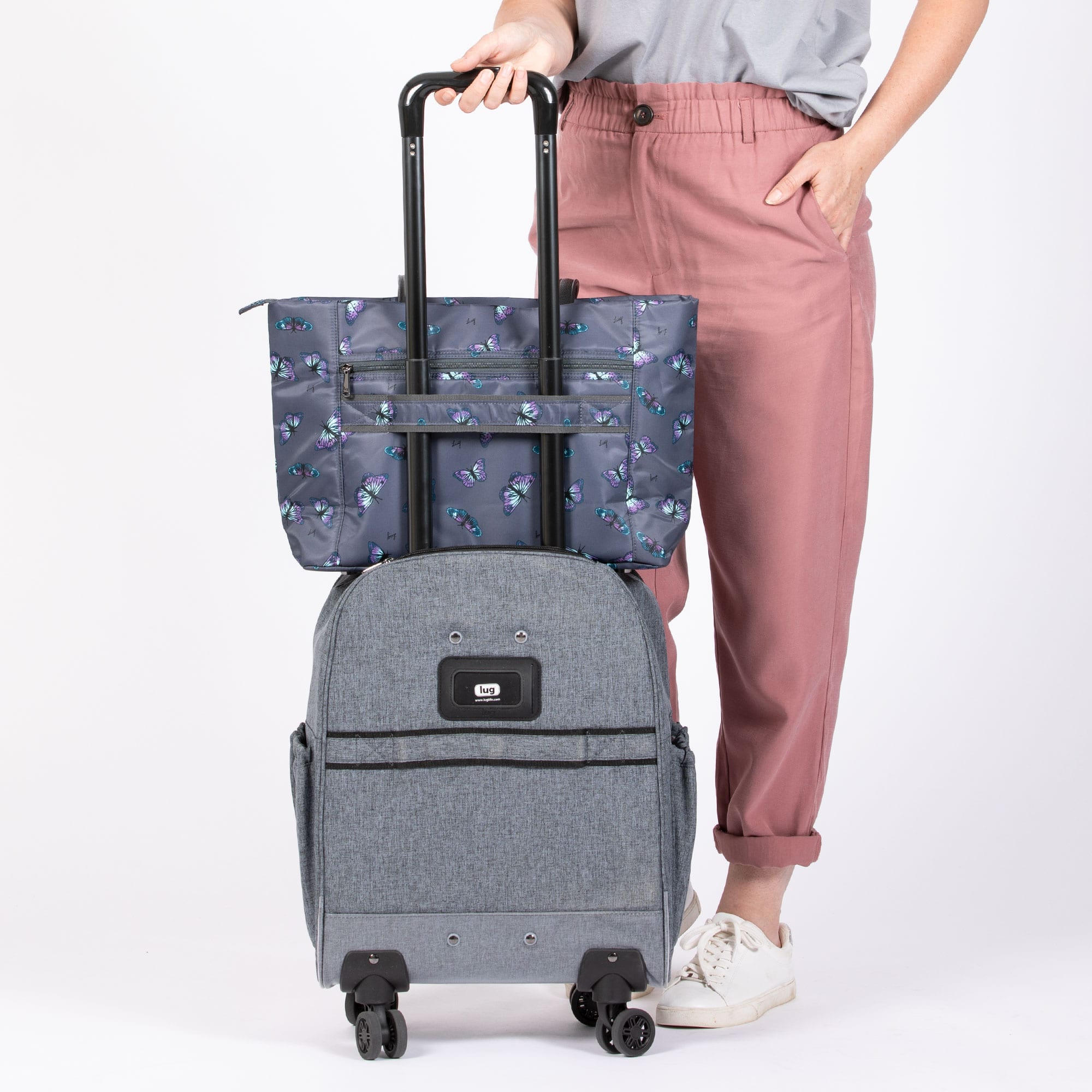 Arpeggio Tote Bag - BUTTERFLY GREY - Arpeggio_LifeStyle_1