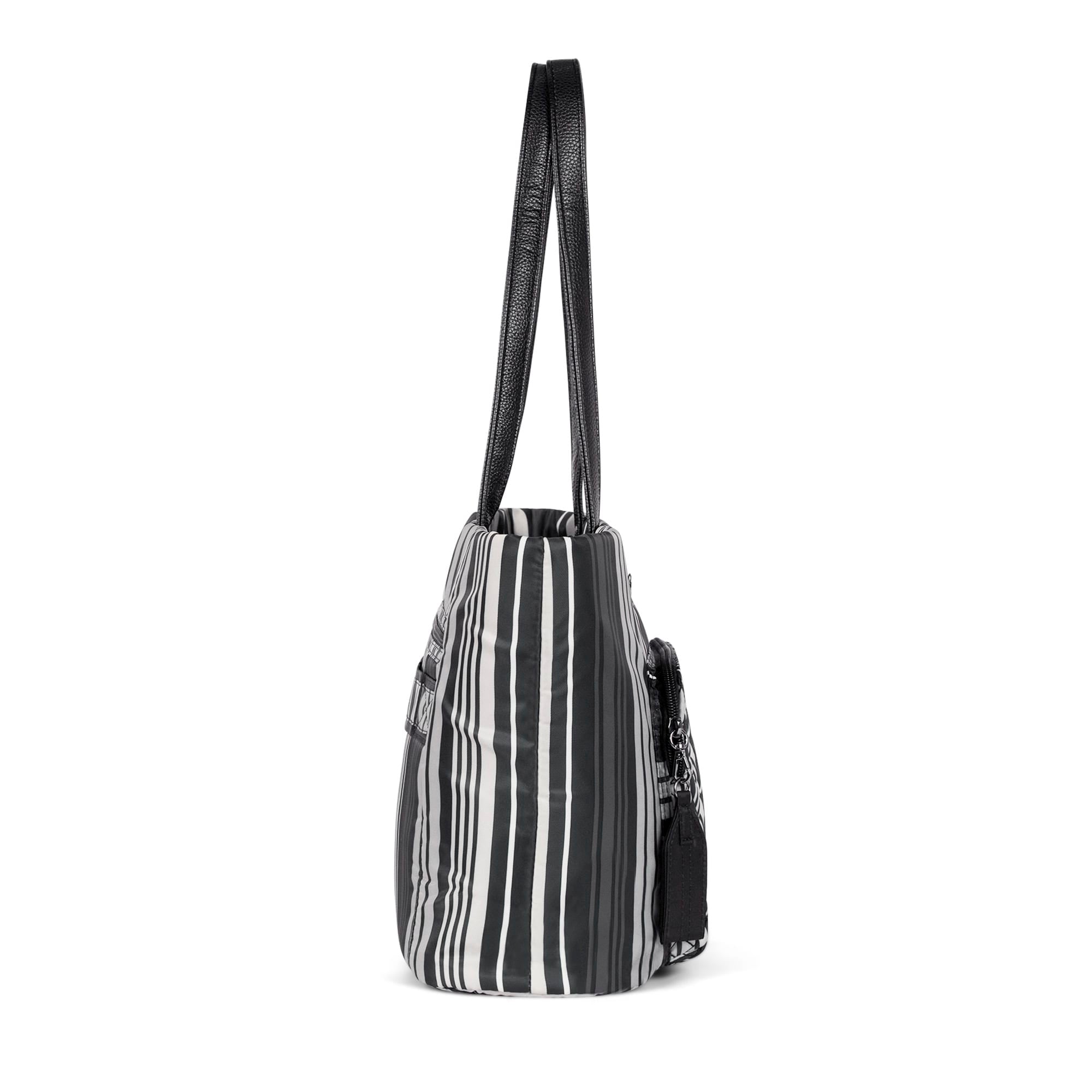 Arpeggio Tote Bag - LOVE STRIPE BLACK - Arpeggio_LoveStripeBlack_03