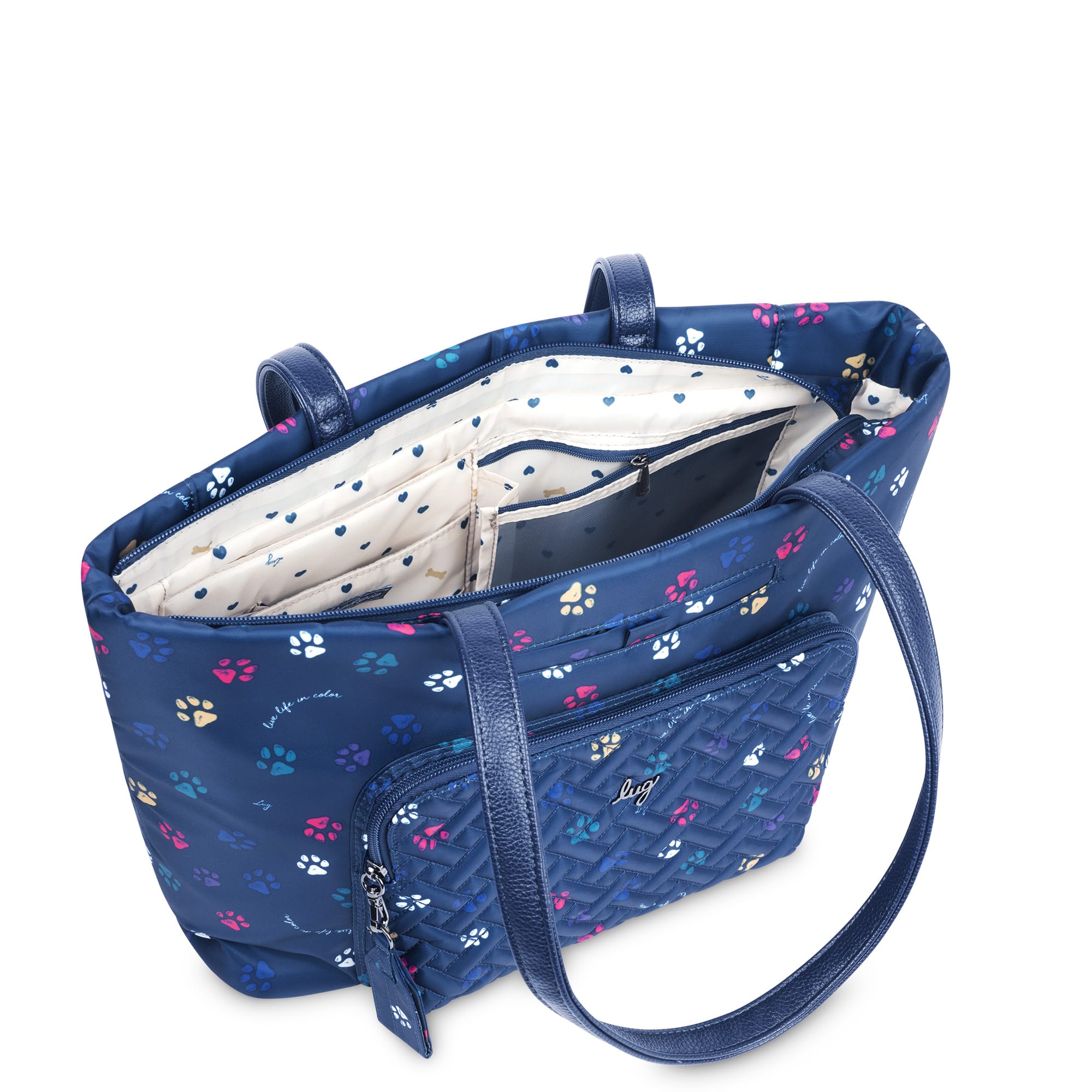 Arpeggio Tote Bag - PAWS NAVY - Arpeggio_PawsNavy_05