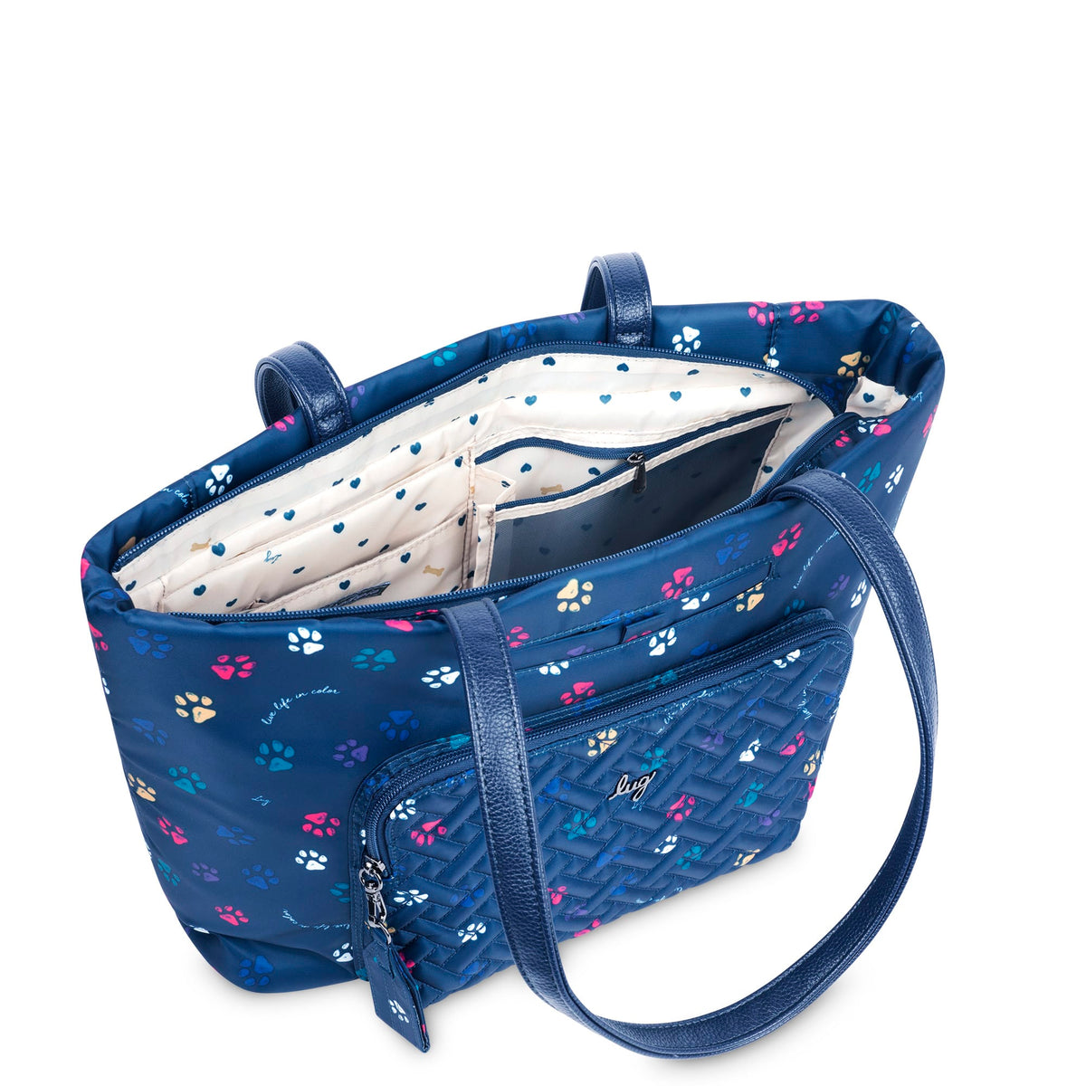 Arpeggio Tote Bag - PAWS NAVY - Arpeggio_PawsNavy_05