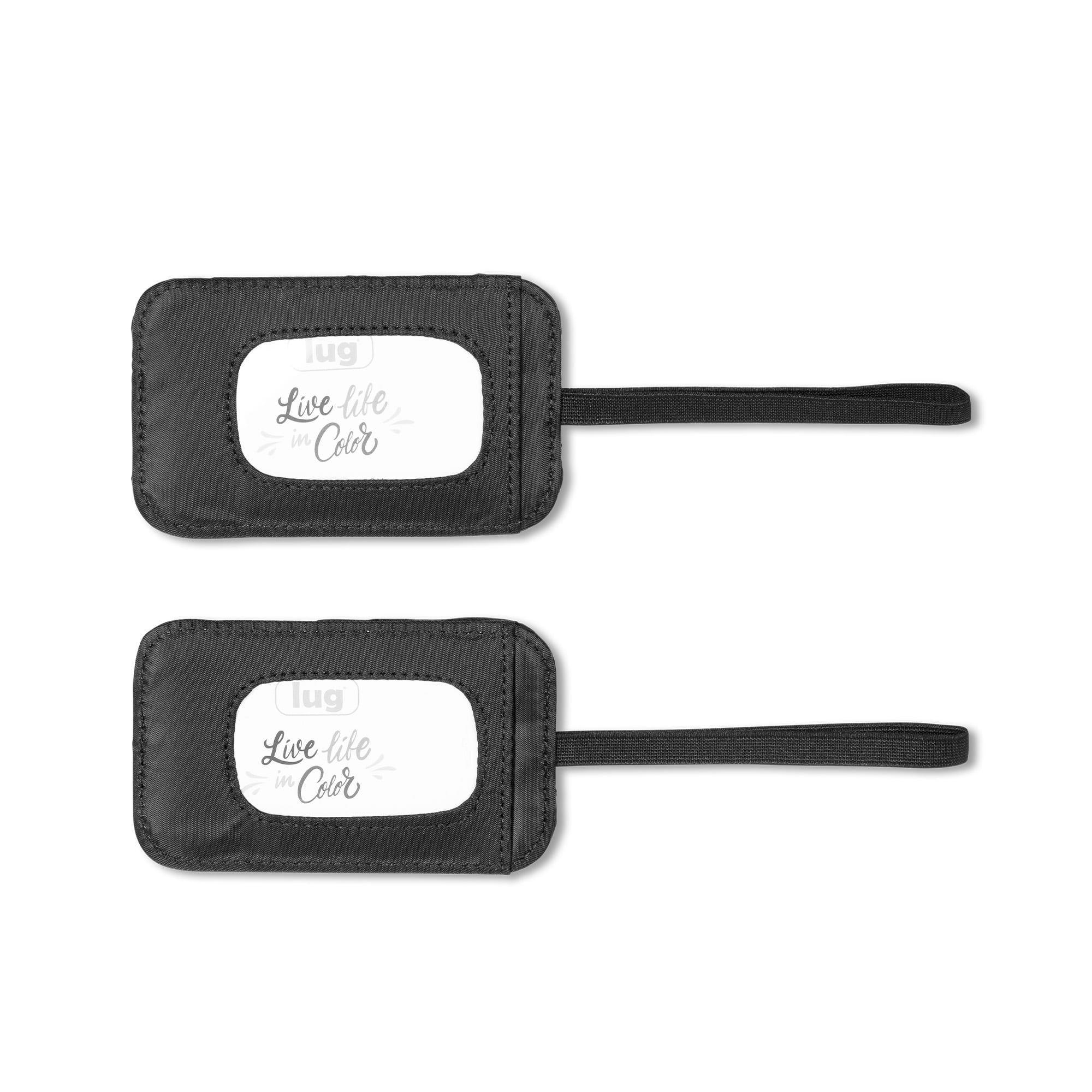 Baggage Claim Luggage Tag 2pc Set - MIDNIGHT BLACK - Bc_Tag_Black_02