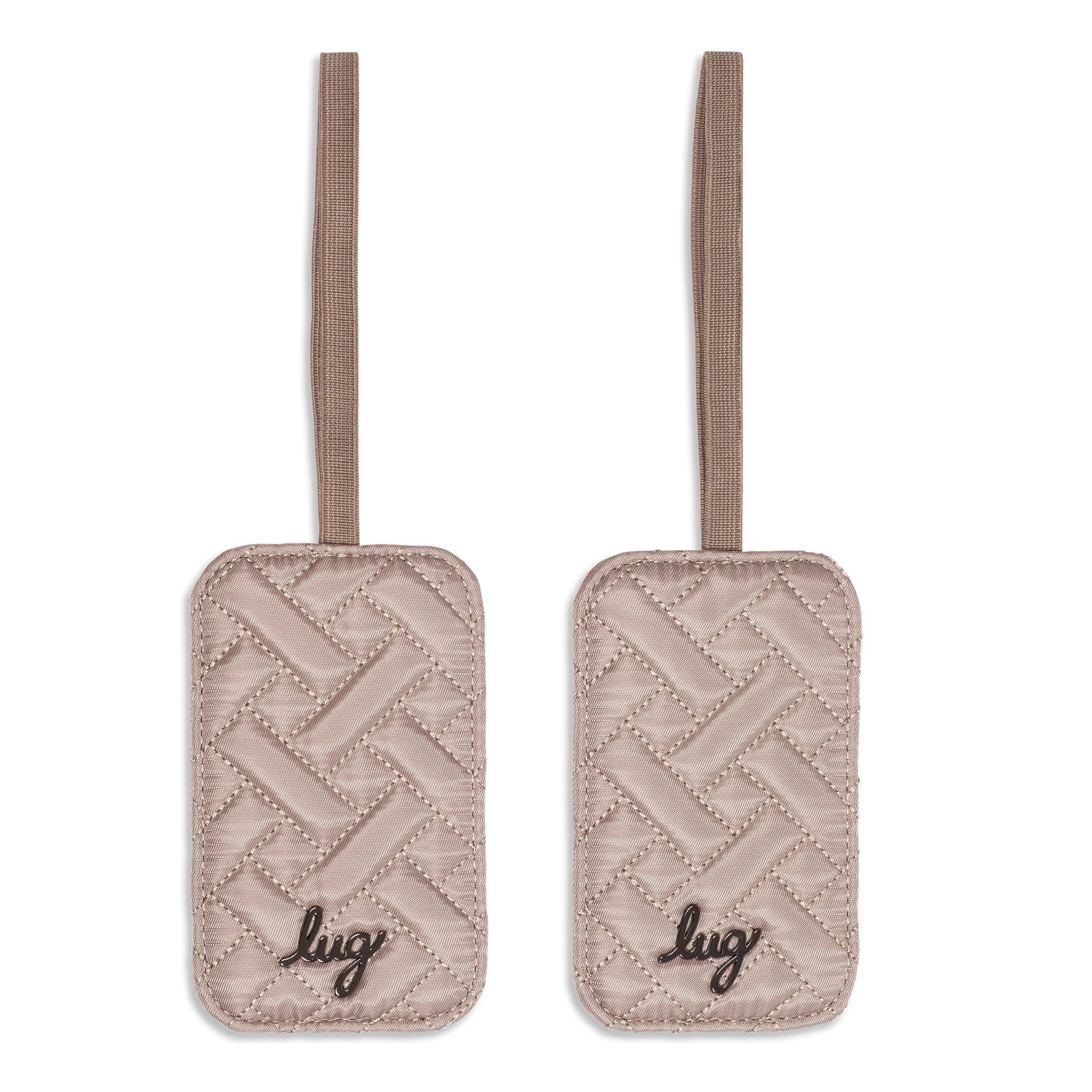 Baggage Claim Luggage Tag 2pc Set - SAND TAUPE - Bc_Tag_SandTaupe_01