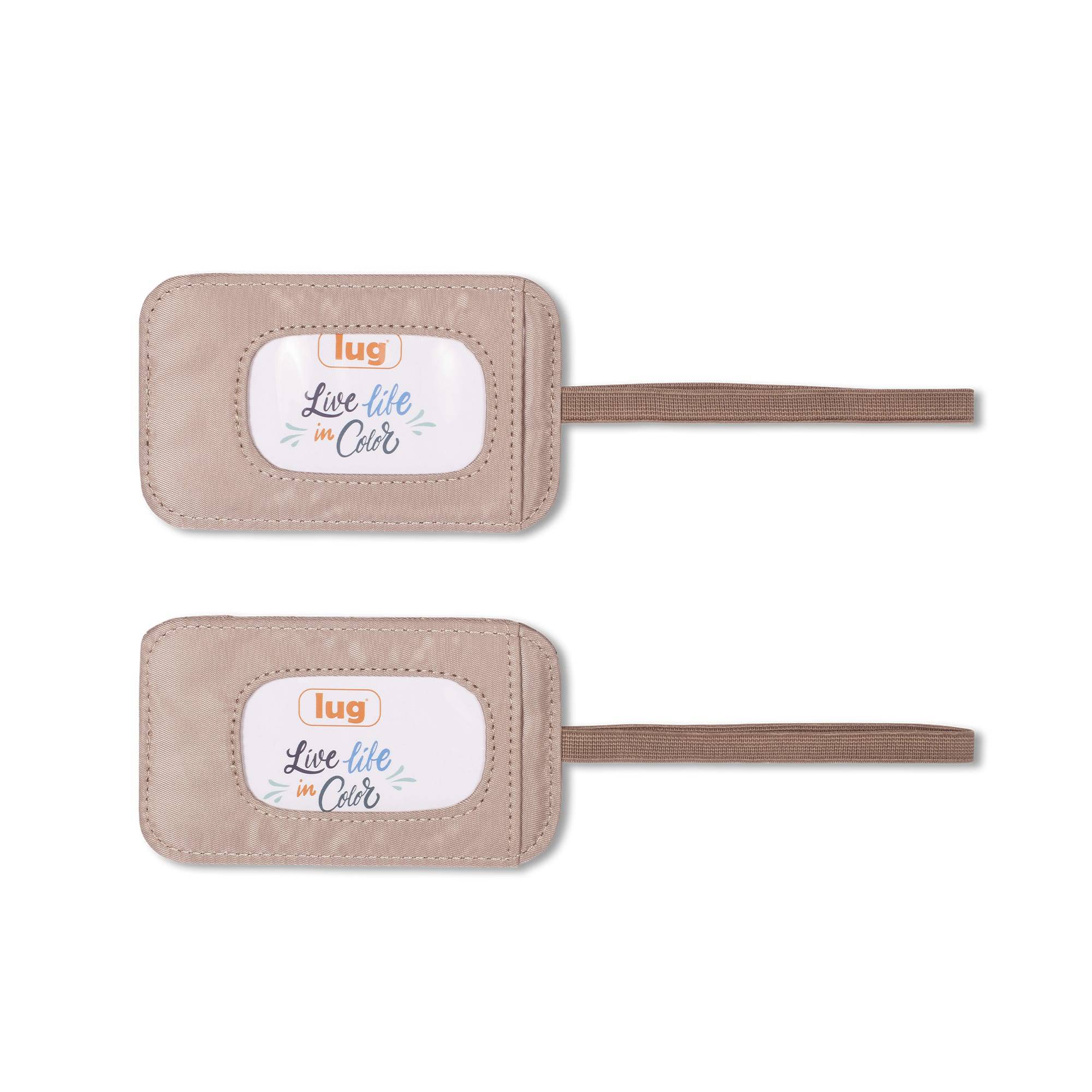 Baggage Claim Luggage Tag 2pc Set - SAND TAUPE - Bc_Tag_SandTaupe_02