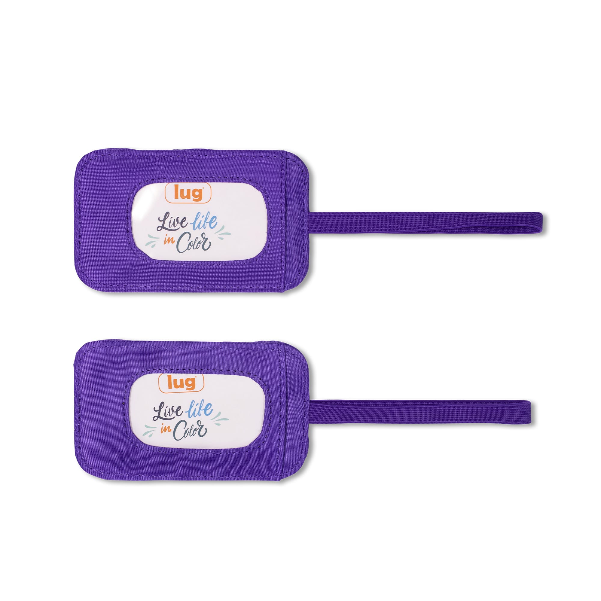 Baggage Claim Luggage Tag 2pc Set - VIOLET - Bc_Tag_Violet_02