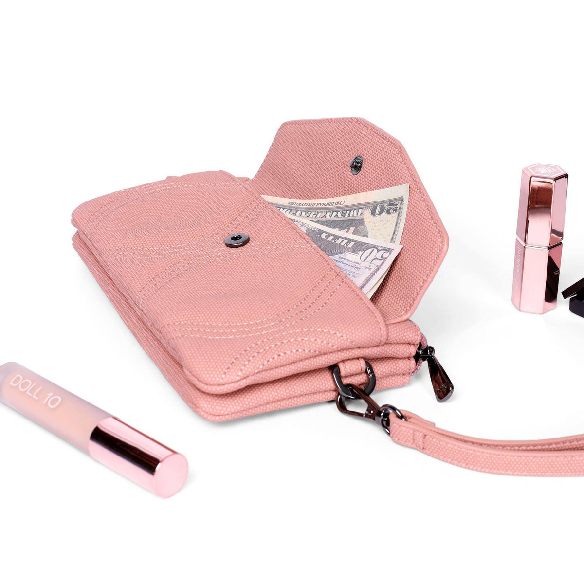 Blitz Matte Luxe VL RFID Wristlet Wallet