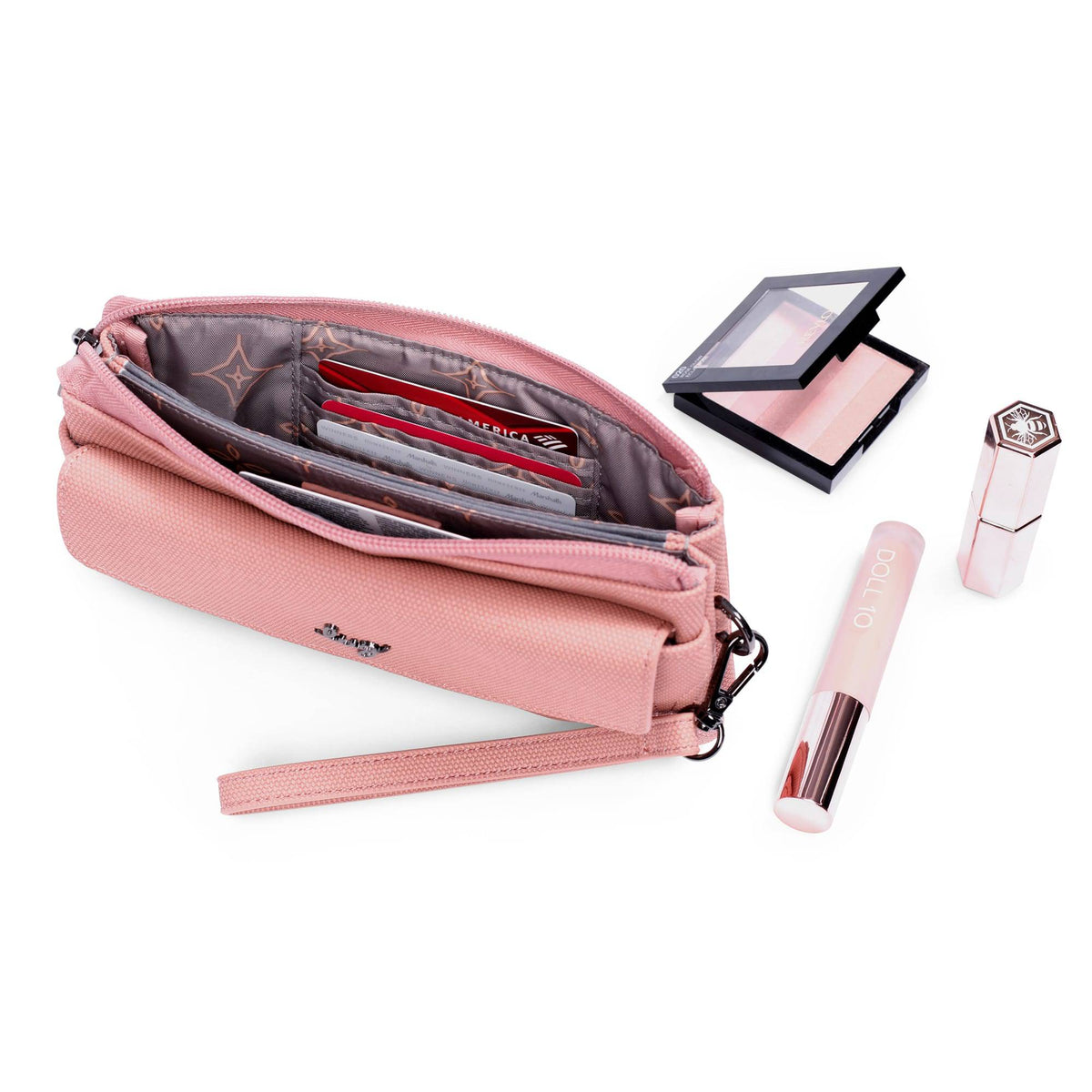 Blitz Matte Luxe VL RFID Wristlet Wallet