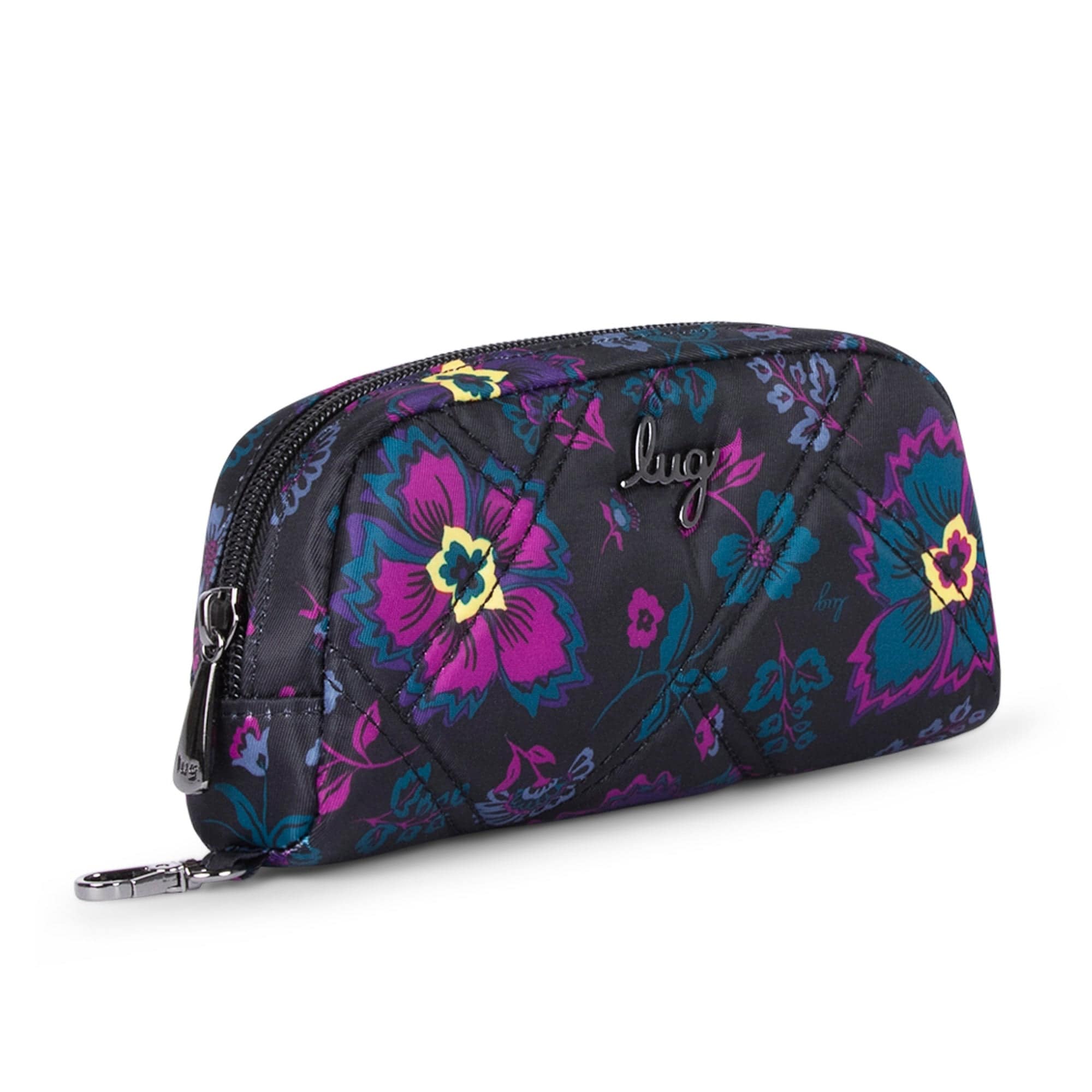 Bobsled XL Eyeglass Case - BOHO FLORAL BLACK - BobsledXL_BohoFloralBlack_02