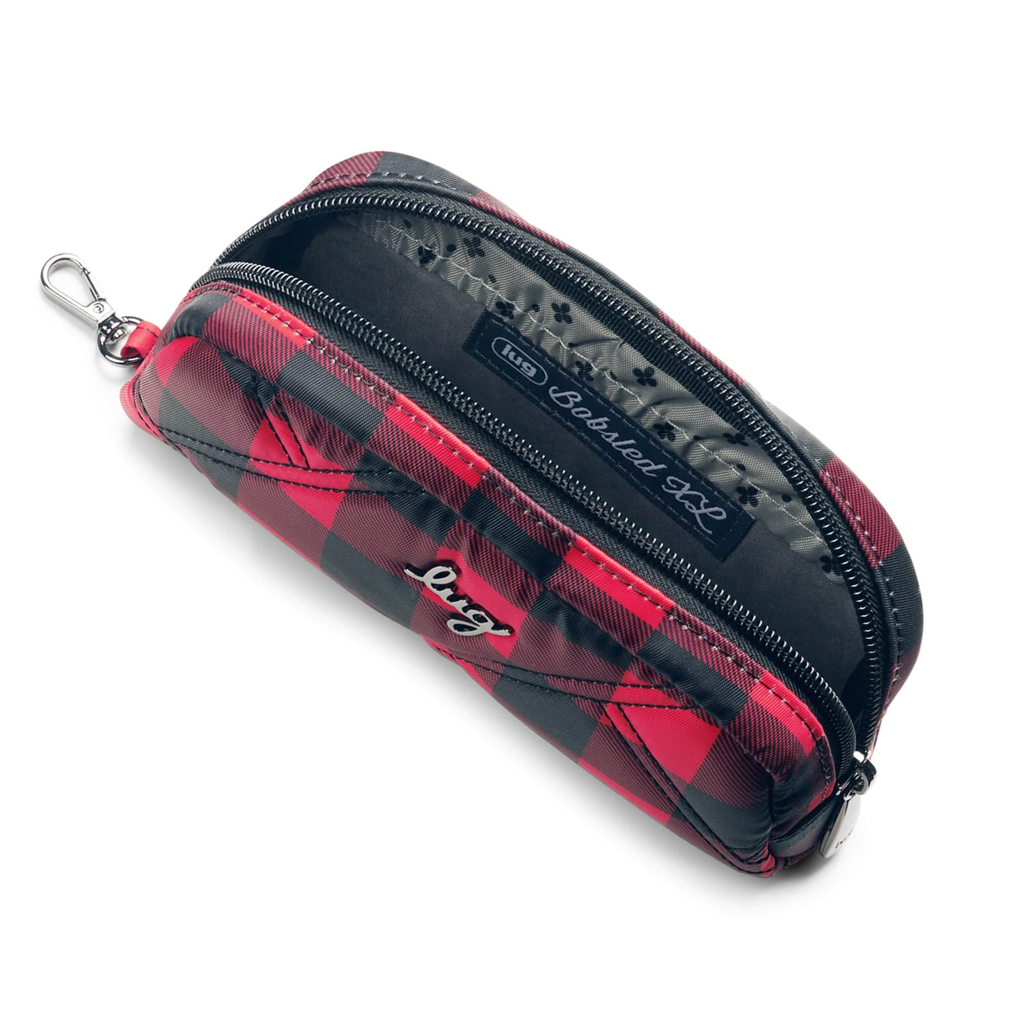 Bobsled XL Eyeglass Case - BUFFALO CHECK RED SMALL - BobsledXL_Buffalo_Check_Red_05