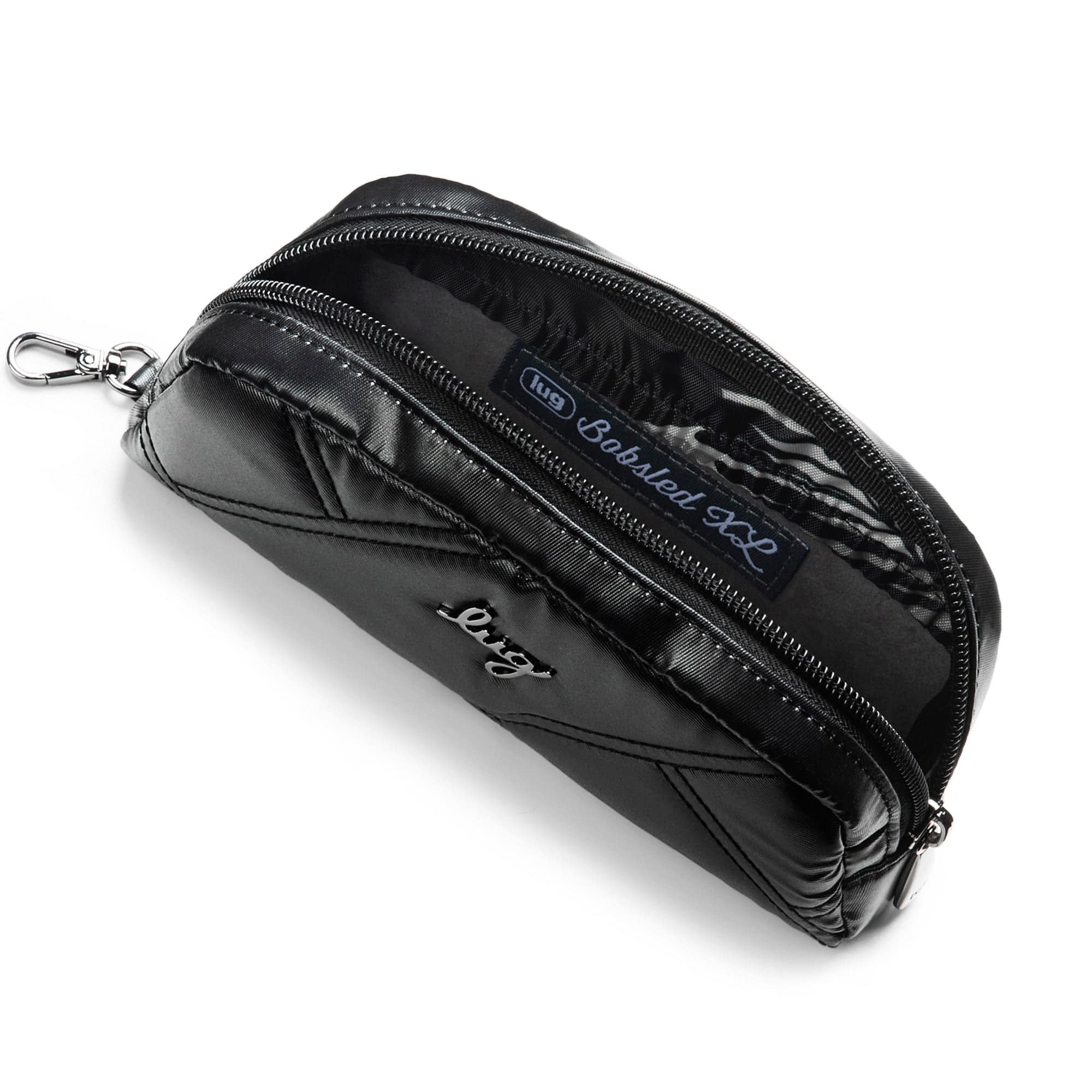 Bobsled XL Eyeglass Case - METALLIC BLACK - BobsledXL_MetallicBlack_05