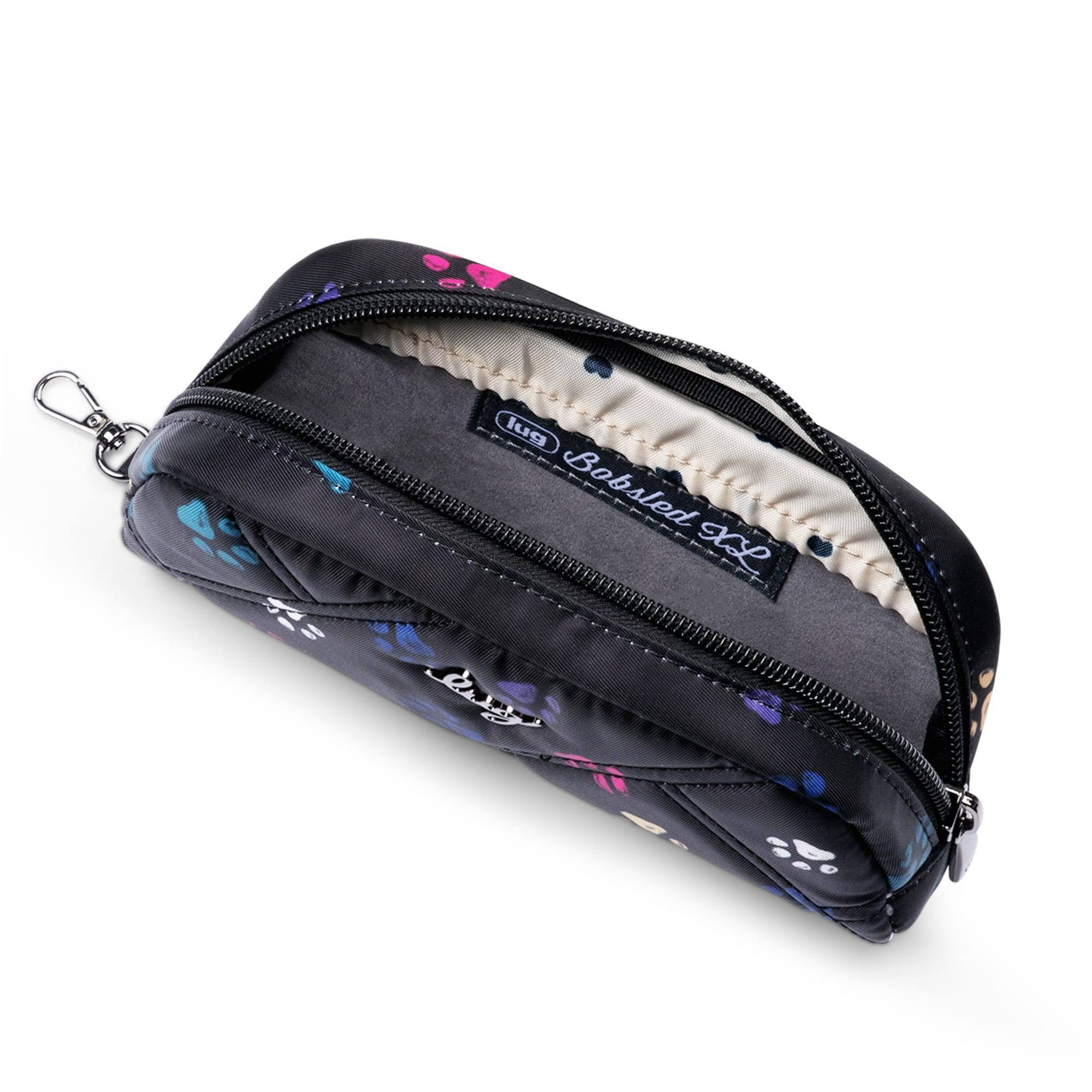 Bobsled XL Eyeglass Case - PAWS BLACK - BobsledXL_PawsBlack_05