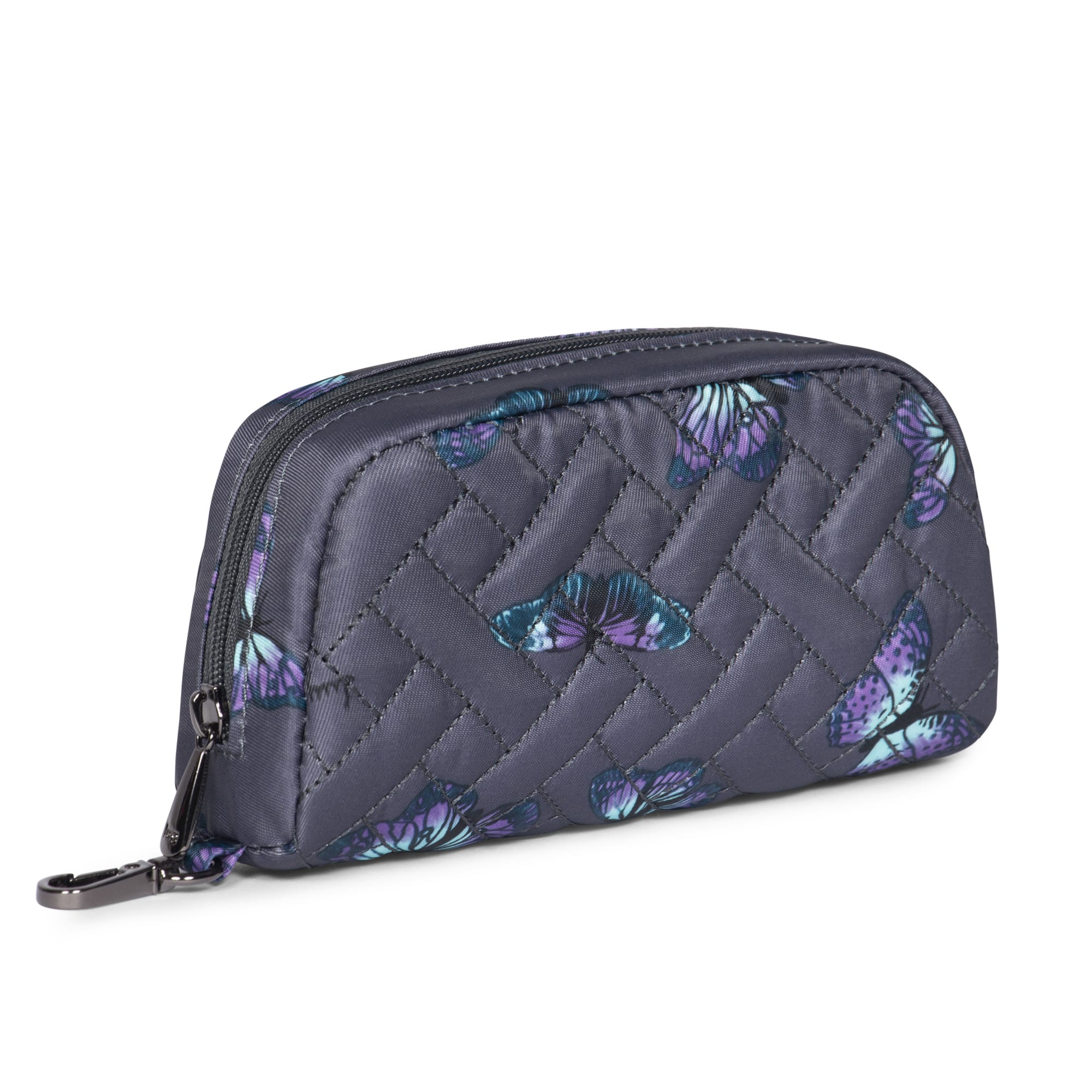 Bobsled Eyeglass Case - BUTTERFLY GREY - Bobsled_ButterfleyGrey_02