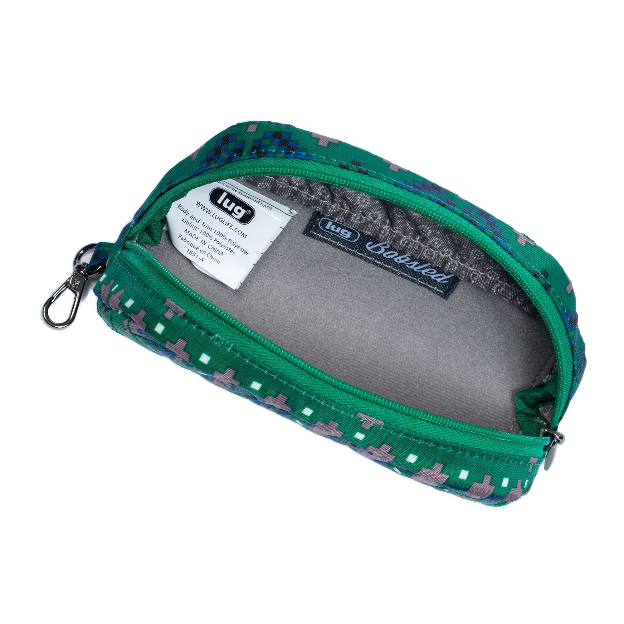 Bobsled Eyeglass Case - FAIR ISLE GREEN - Bobsled_FairIsleGreen_05