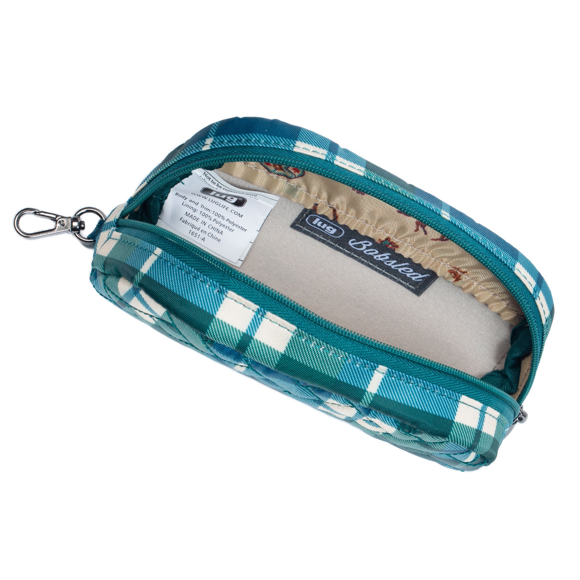 Bobsled Eyeglass Case - FLANNEL PLAID NAVY - Bobsled_FlannelPlaidNavy_05