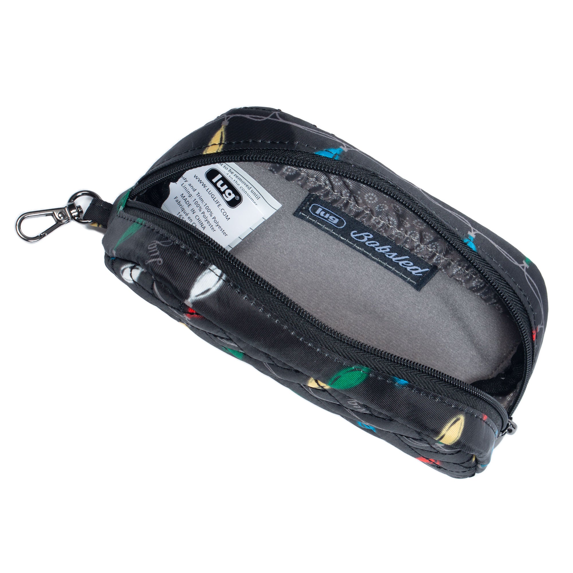 Bobsled Eyeglass Case - LIGHTS BLACK - Bobsled_LightsBlack_05