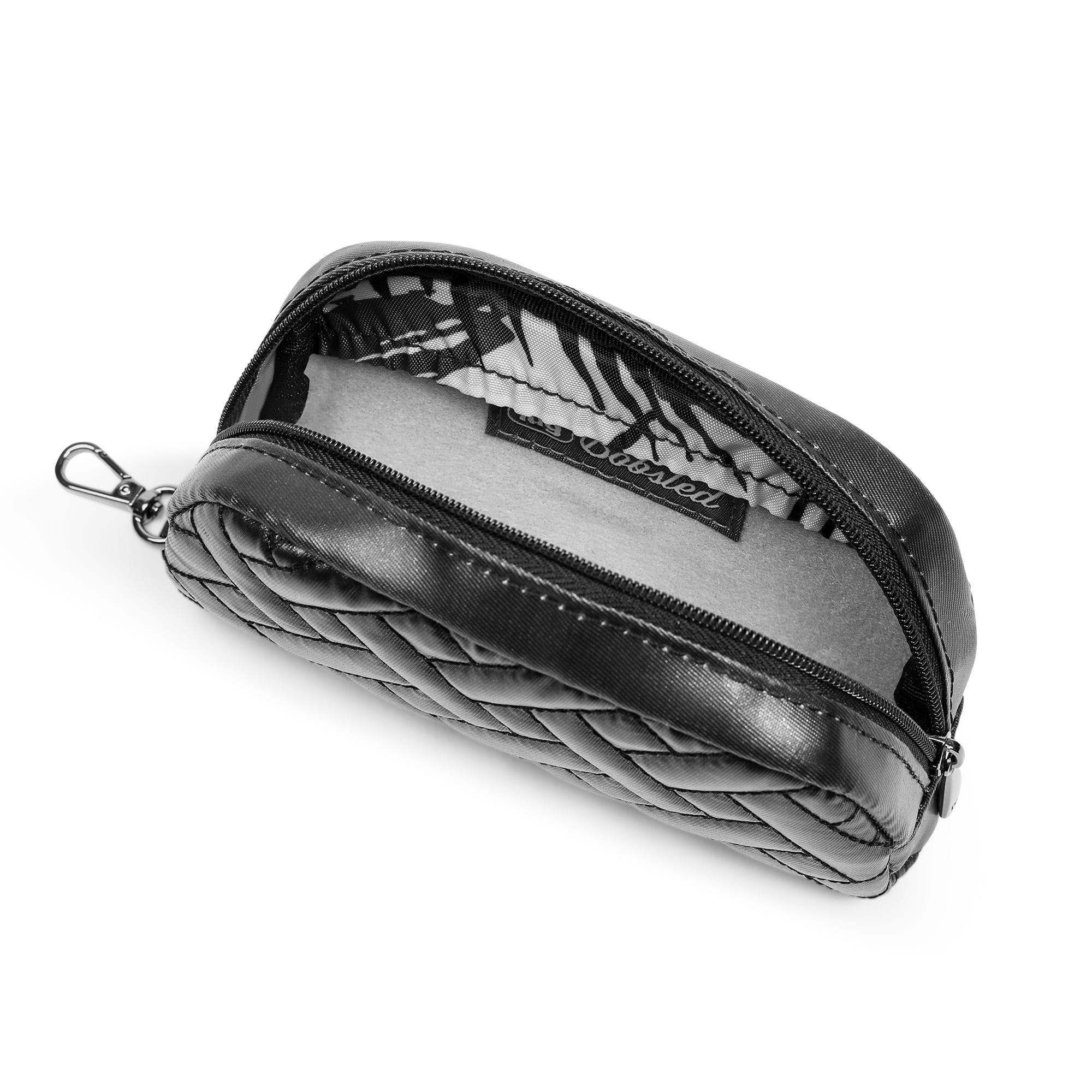 Bobsled Eyeglass Case - METALLIC BLACK - Bobsled_MetallicBlack_05
