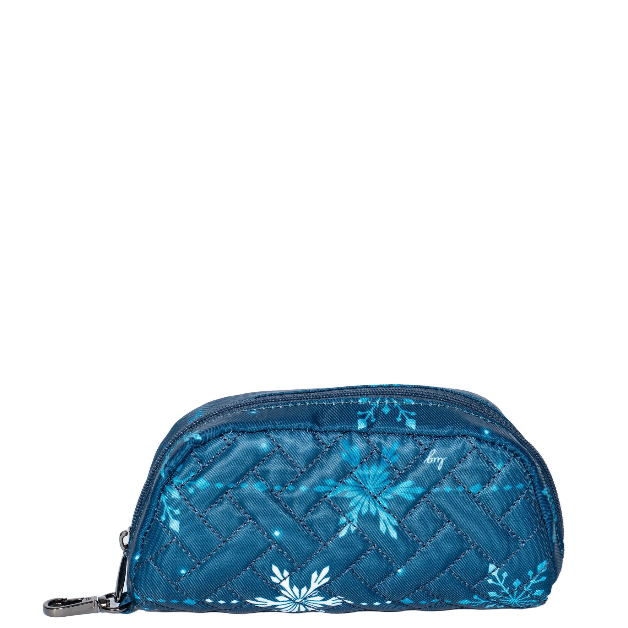 Bobsled Eyeglass Case - SNOWFLAKE NAVY - Bobsled_SnowflakeNavy_01