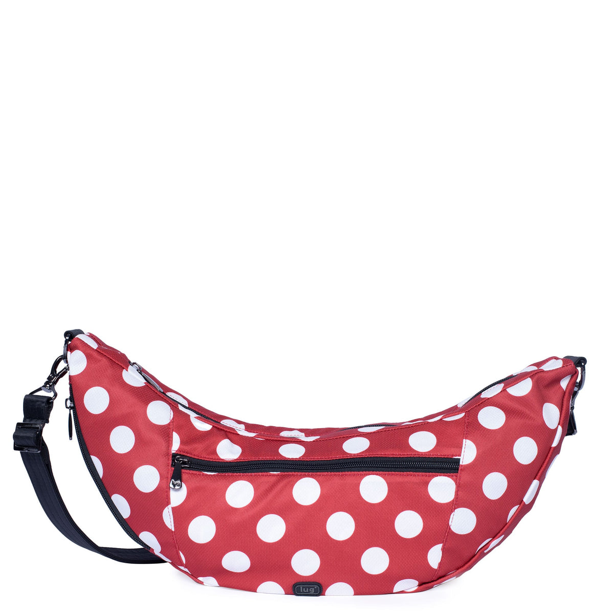Boomerang FS Sling Crossbody Bag - CRIMSON LARGE DOT - BoomerangFS_CrimsonLGDot_01