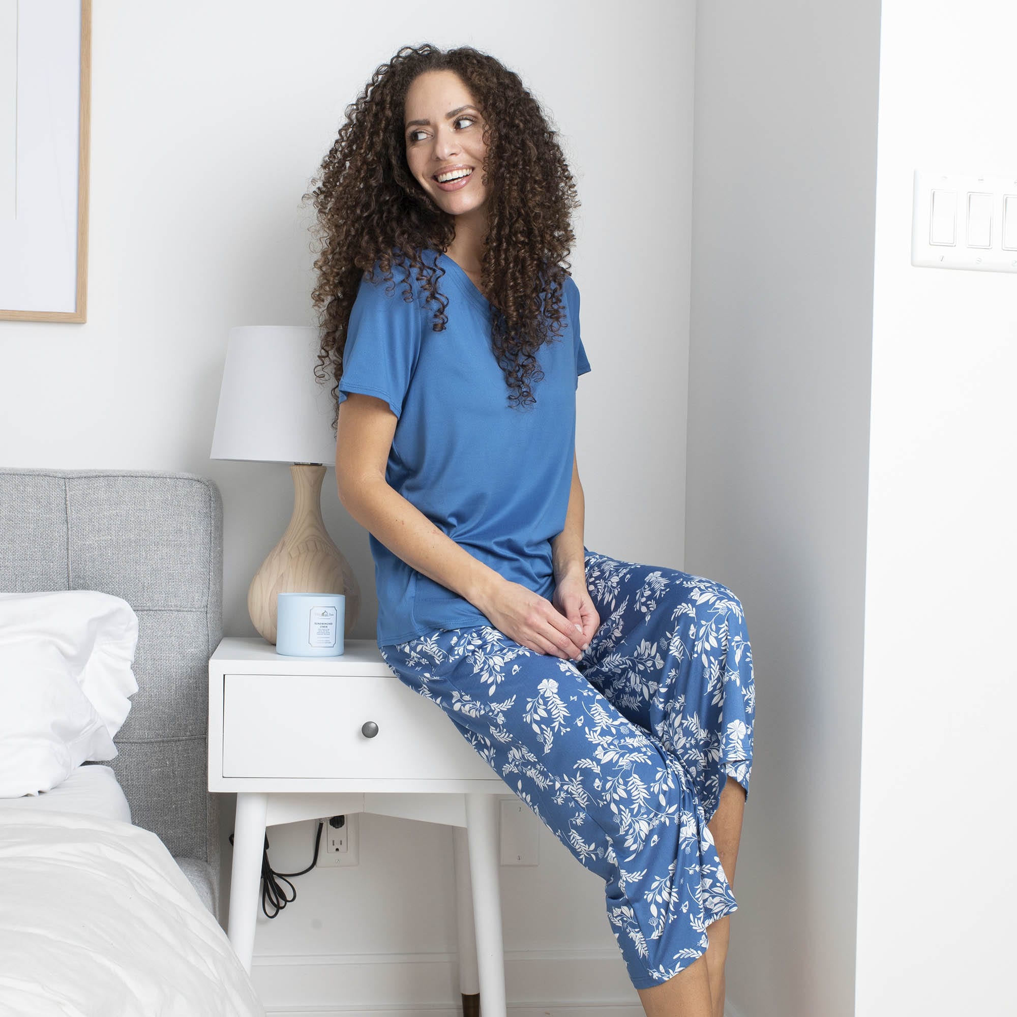 Boomerang Relaxed Tee & Cropped Pants&nbsp;Set - - Boomerang_Hover