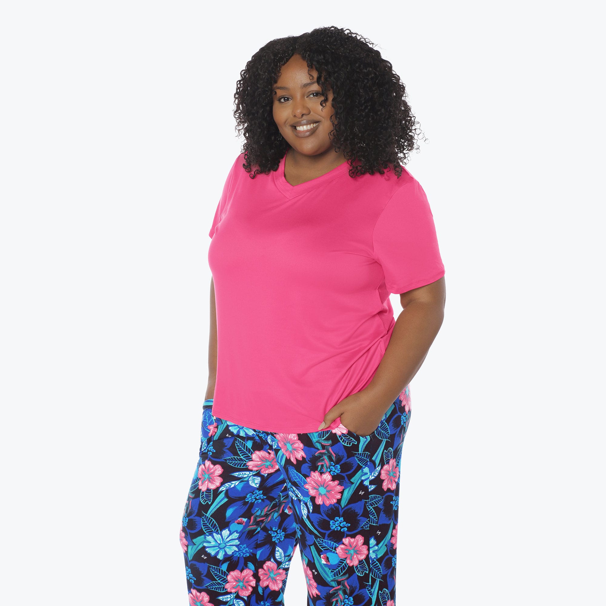 Boomerang Relaxed Tee & Cropped Pants&nbsp;Set - RESORT BLACK - Boomerang_Resort_Black_XL_03a