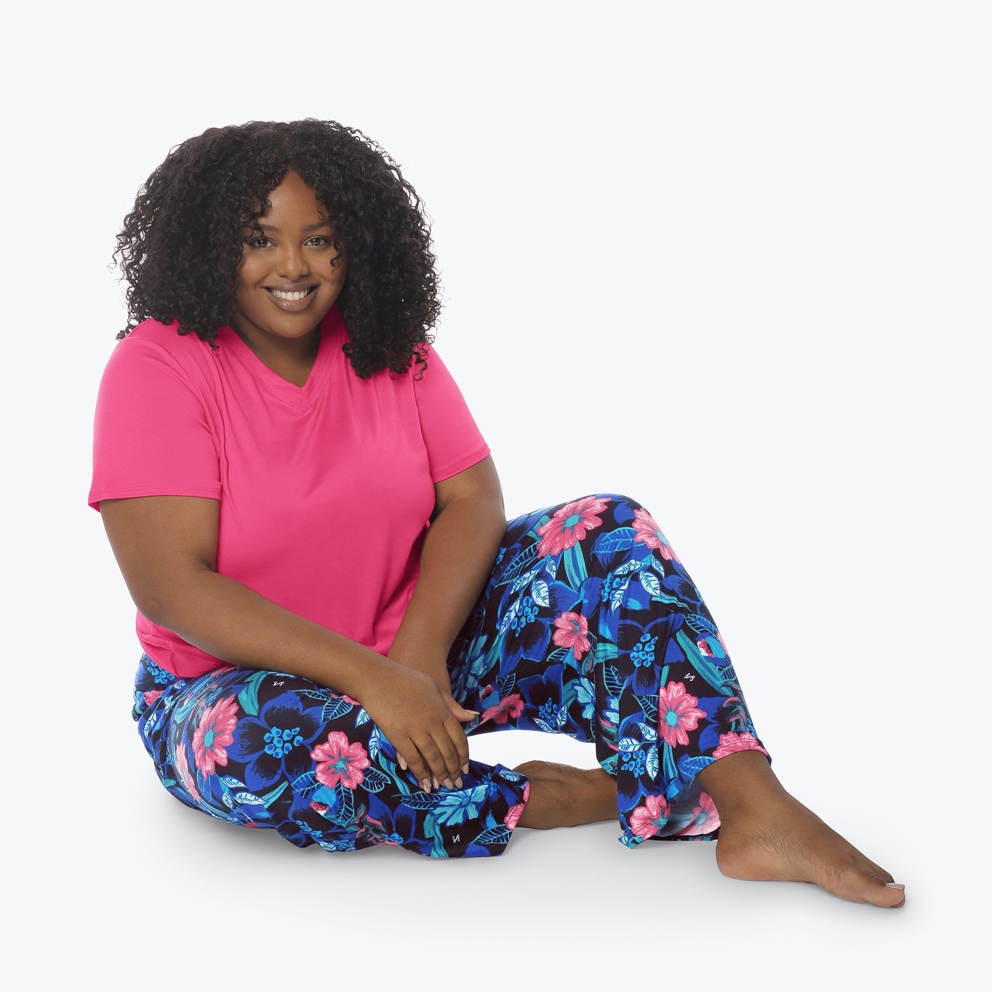 Boomerang Relaxed Tee & Cropped Pants&nbsp;Set - RESORT BLACK - Boomerang_Resort_Black_XL_05a